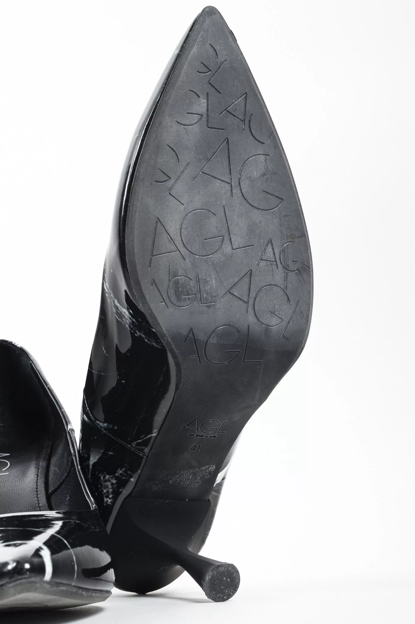 AGL Heels AGL Isoldie Black Marble Pump