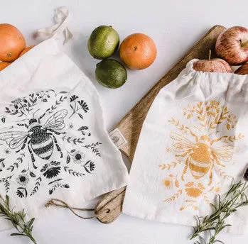 Set of 2 Reusable Bee Bags