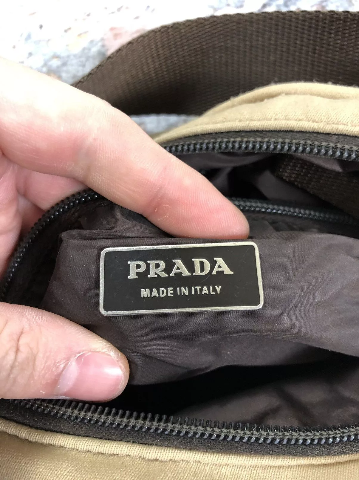 Prada Handle Bags Prada × Vintage Prada hand bag Brown