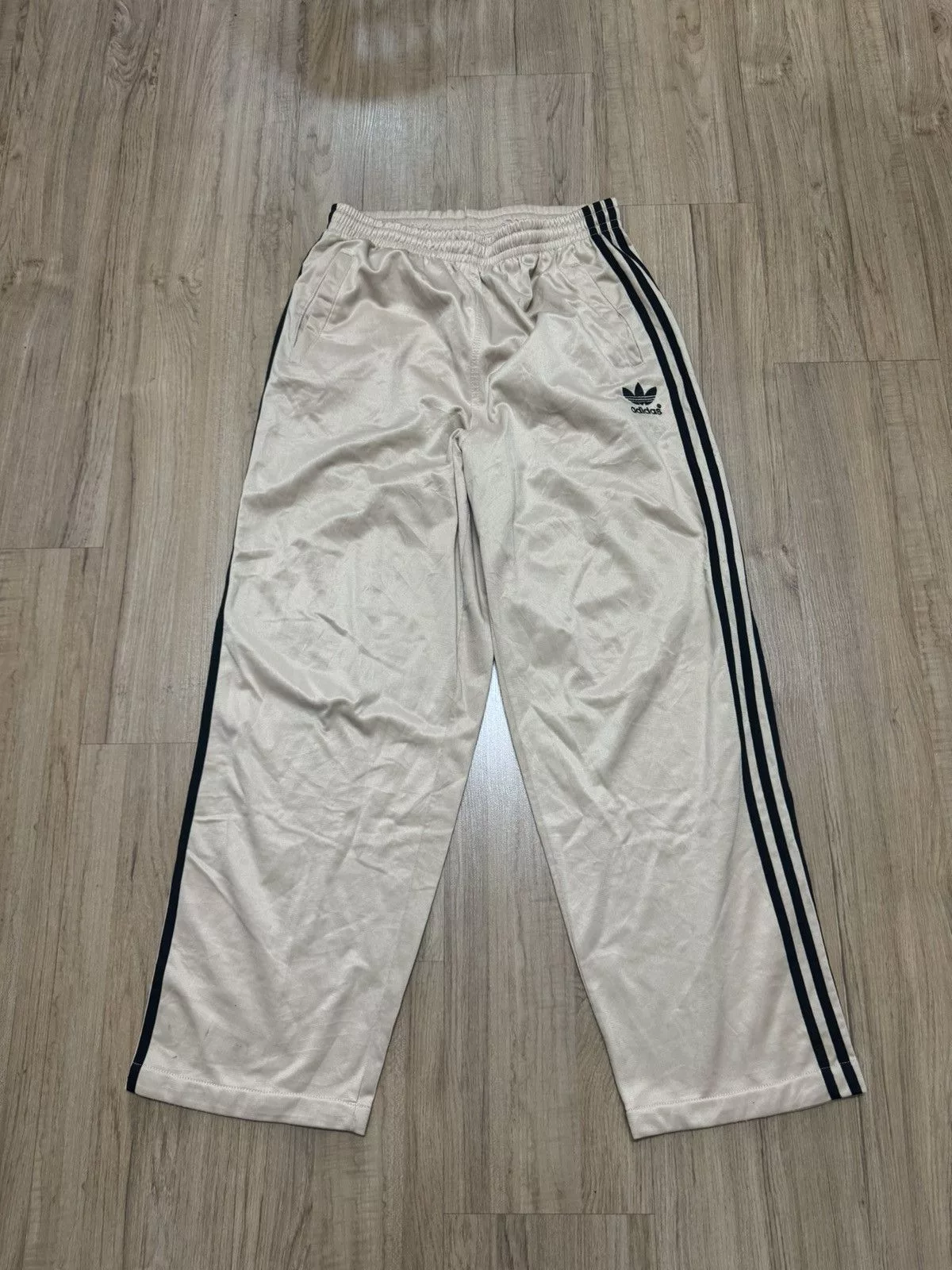 Adidas Sweatpants Joggers Adidas × Vintage VINTAGE ADIDAS TRIFOIL TRACKPANTS Gold Streetwear