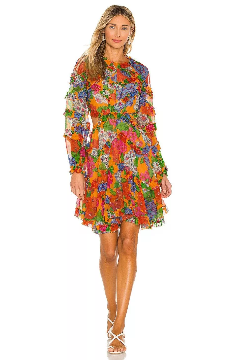 Zimmermann Mini Dresses Zimmermann RIDERS FRILL MINI DRESS Multi
