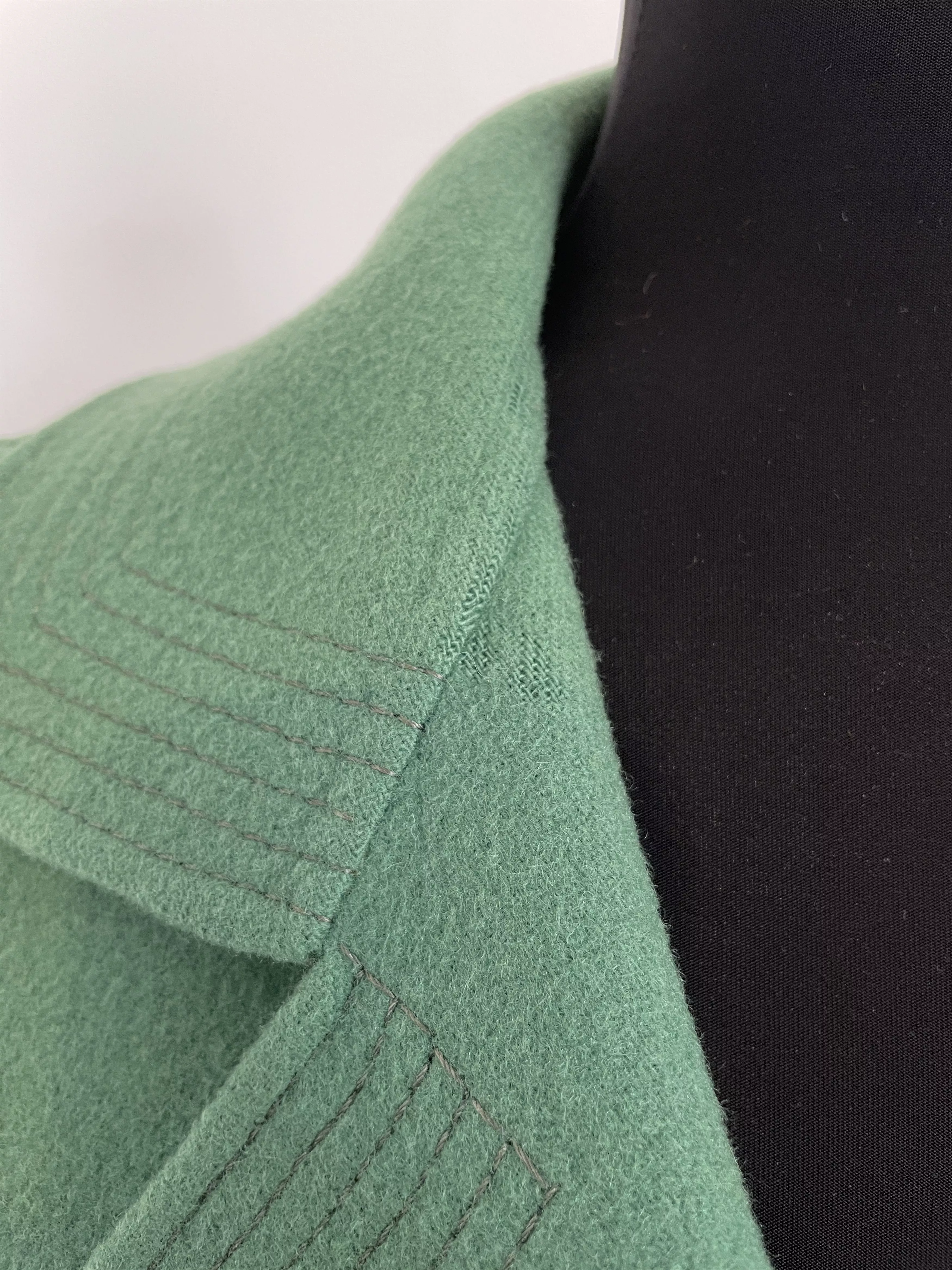 Givenchy Coats Givenchy × Vintage Runway Fall Winter 1973 Givenchy wool coat Green