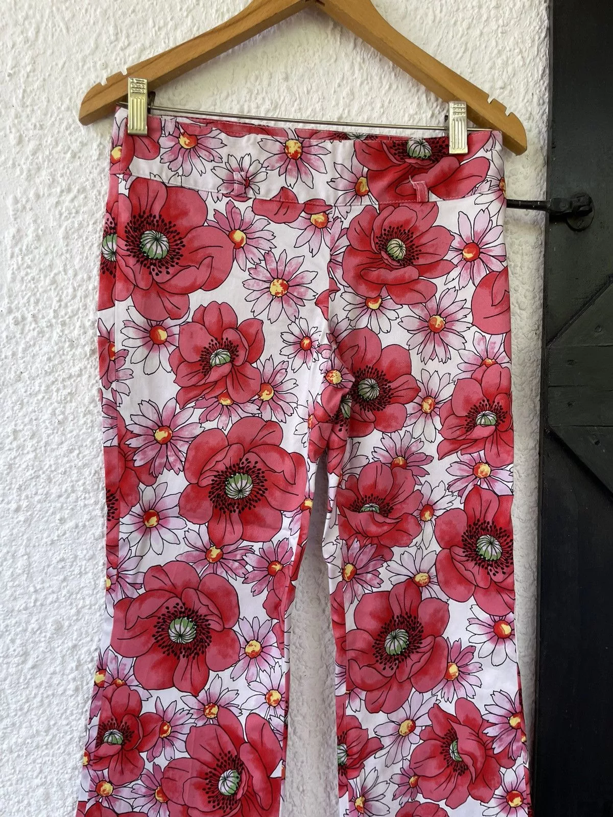 Vintage Pants Vintage Y2k capri Red