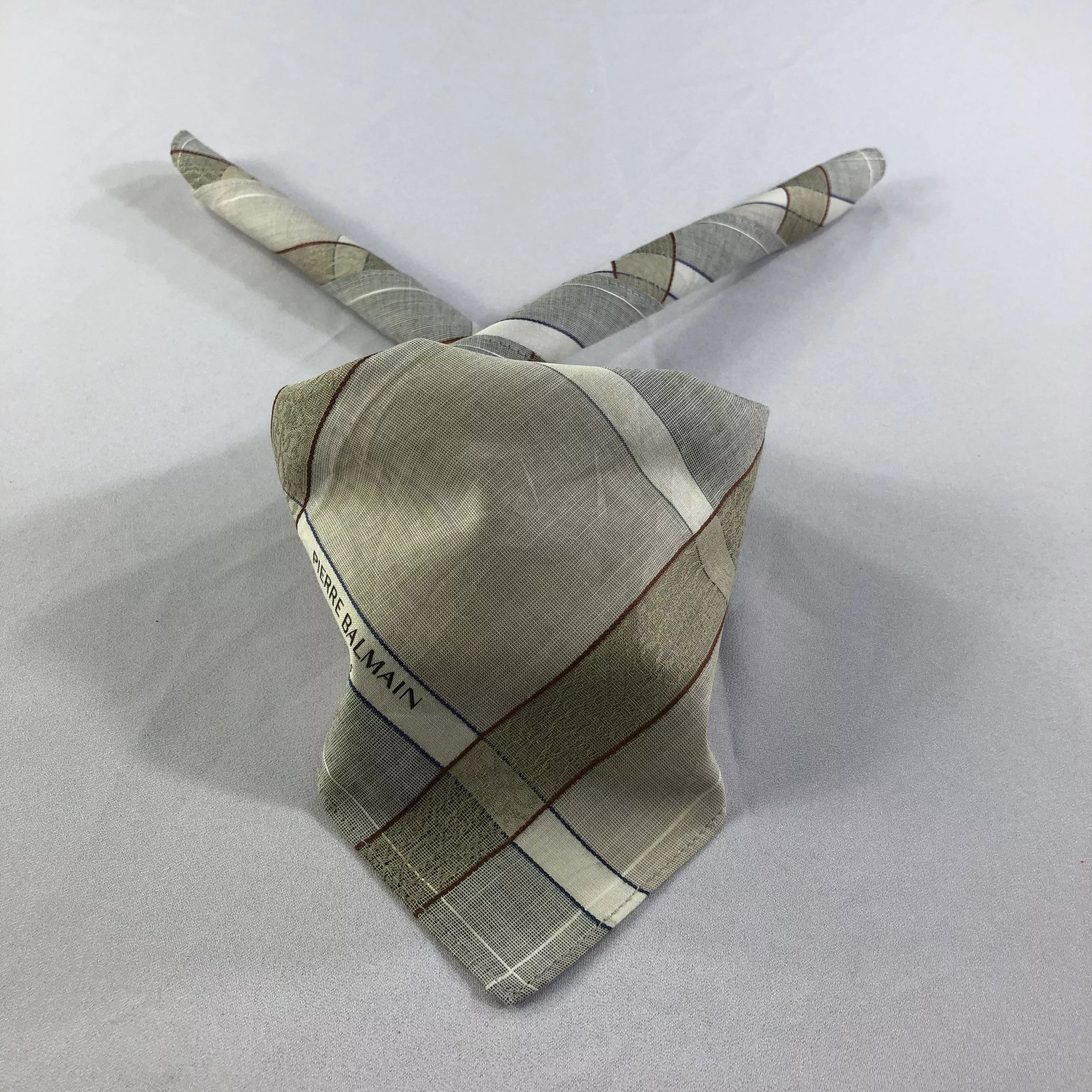 Pierre Balmain Ties Pocketsquares Pierre Balmain × Vintage Pierre Balmain Handkerchief Neckerchief Bandana H1678 Multi