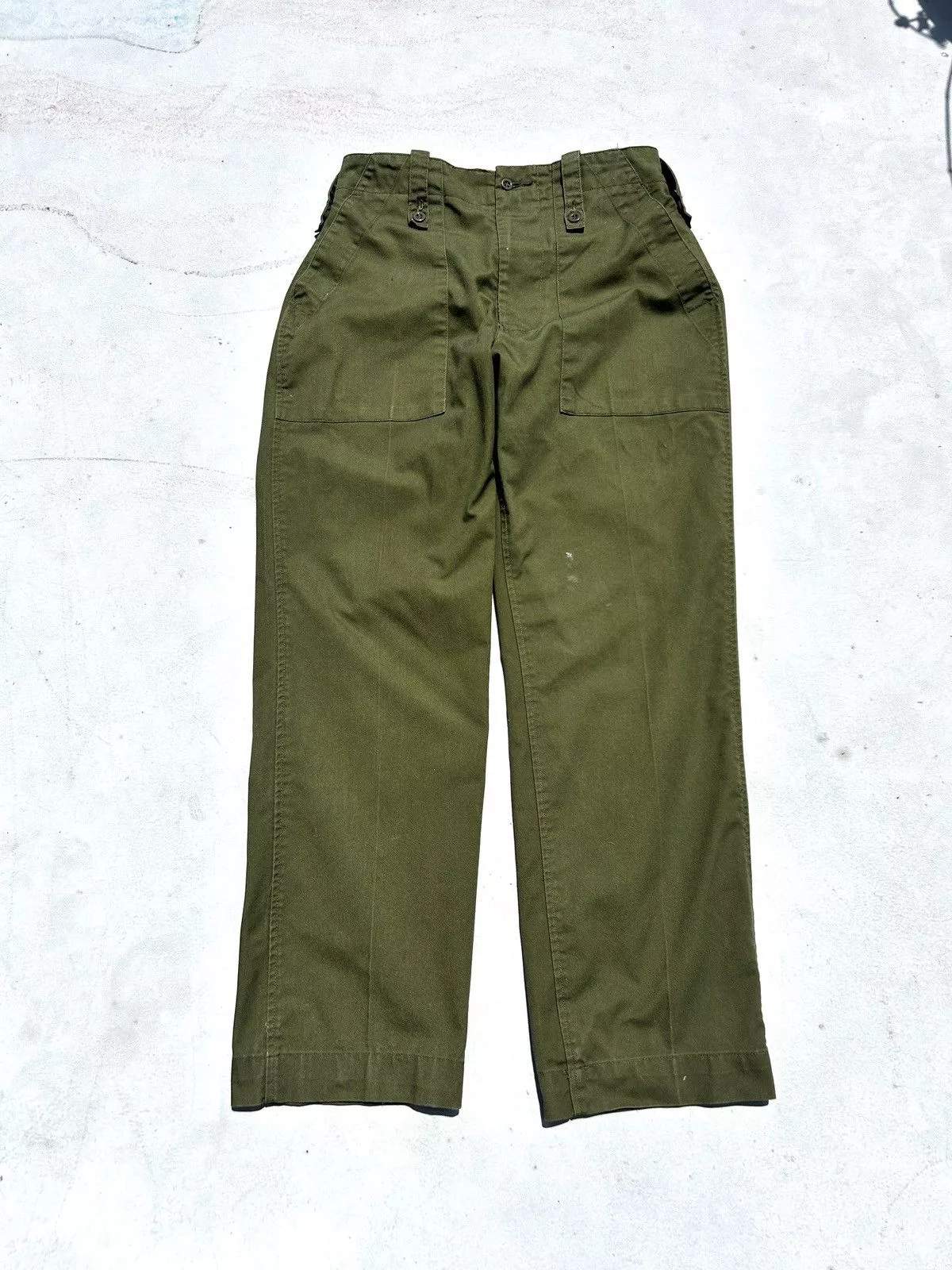 Vintage Casual Pants Vintage Military Surplus Army Fatigues Green
