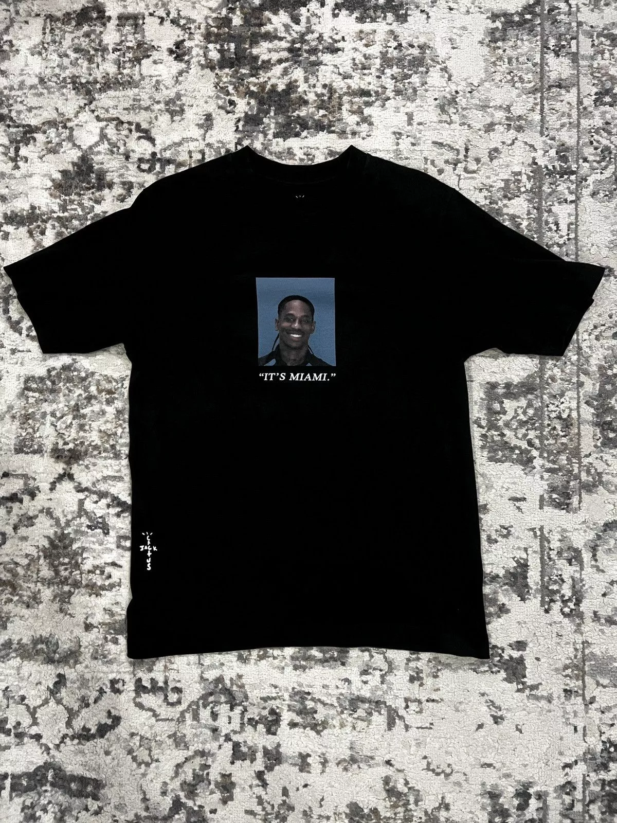 Travis Scott Short Sleeve T Shirts Travis Scott Free the Rage 2 Tee Black