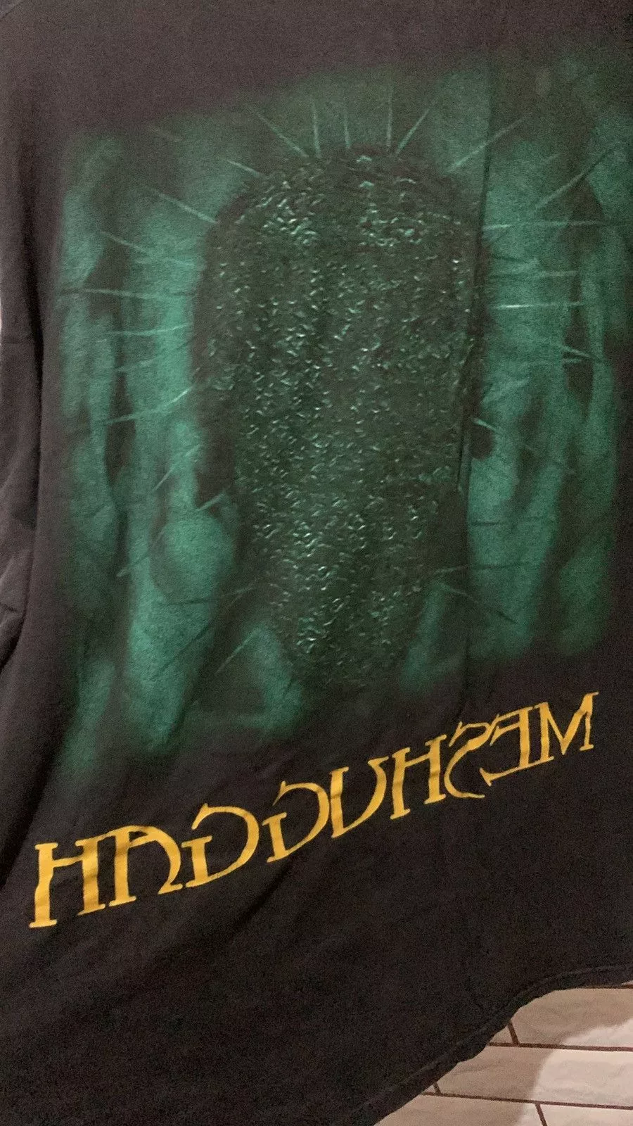 Vintage Long Sleeve T Shirts Vintage Meshuggah 97 Black