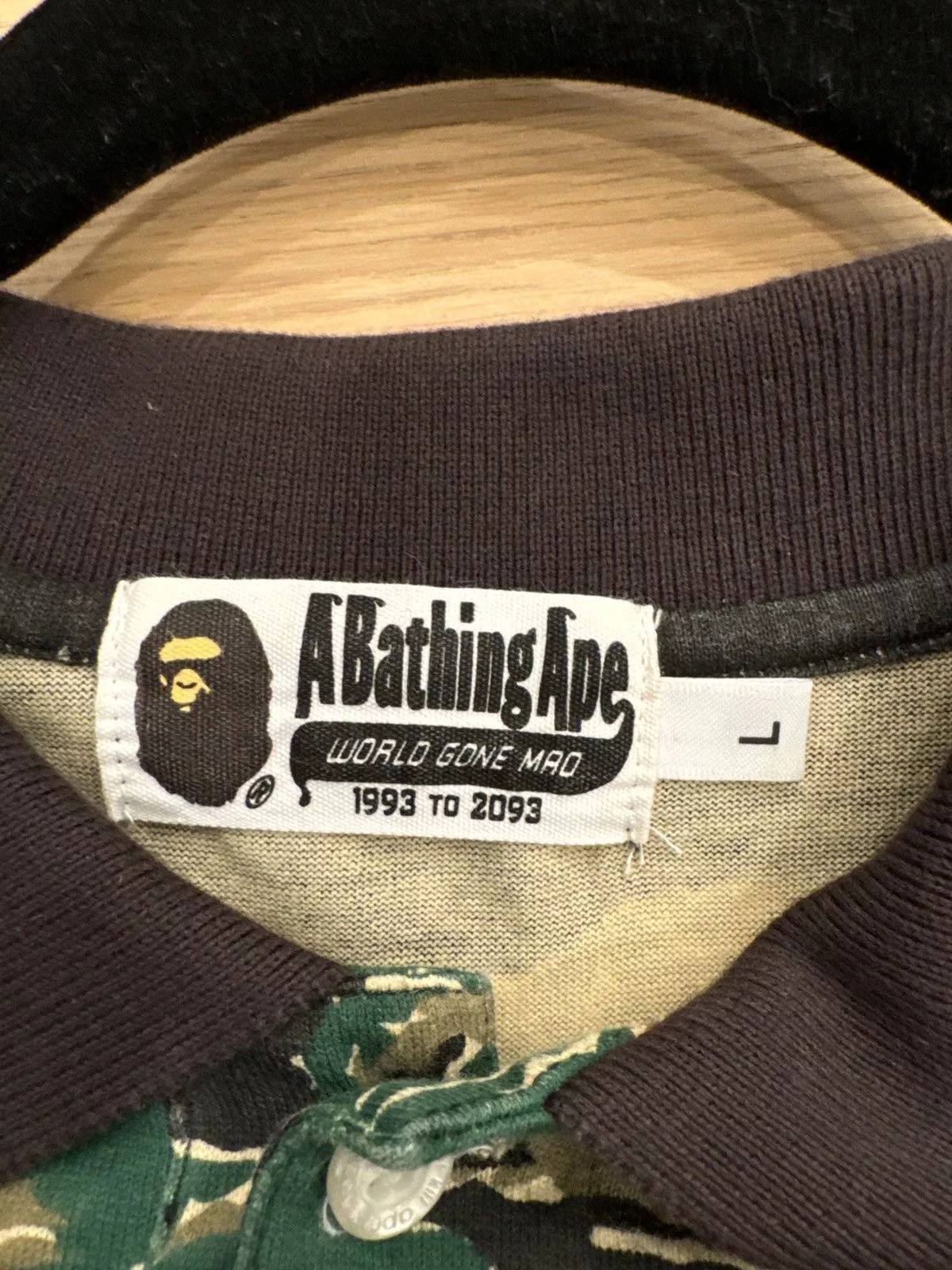 Bape Polos Bape Tiger Camo Shark Polo Green