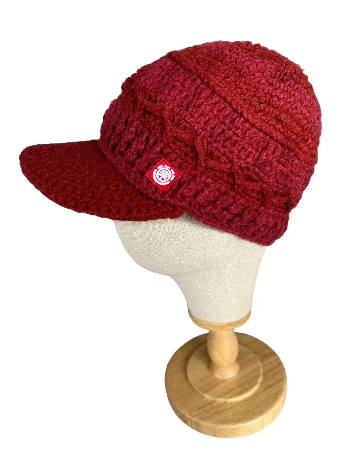 Element Hats Element × Japanese Brand ELEMENT CROWNS Knitted Hats Red Streetwear
