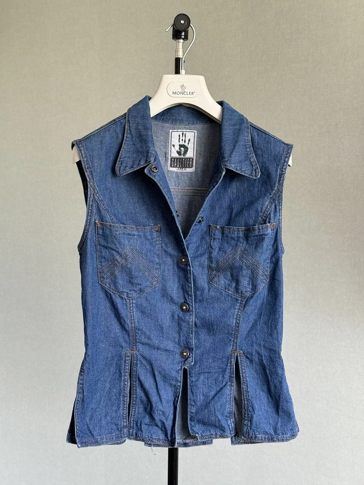 Jean Paul Gaultier Blouses Jean Paul Gaultier × Vintage Vintage Gaultier denim top Blue