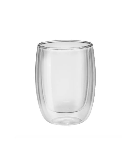 6.7 oz Double Walled Coffee Glass 2 pc