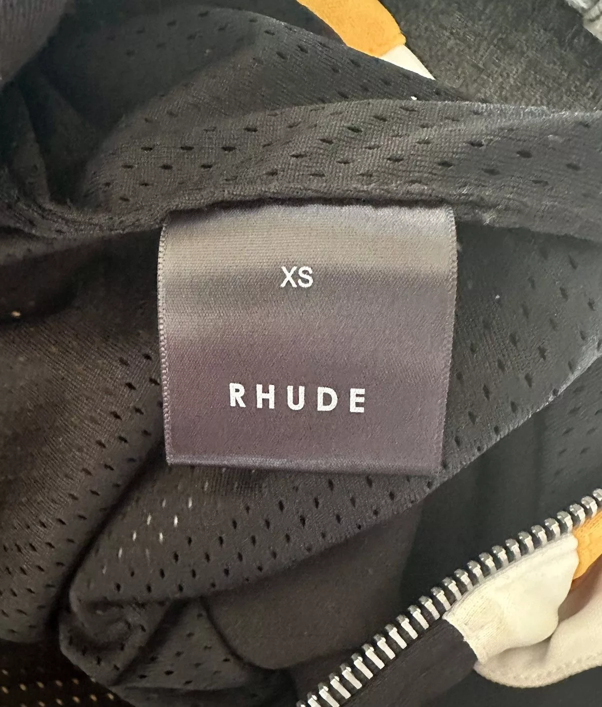 Rhude Light Jackets Rhude Zip Hoodie Yellow