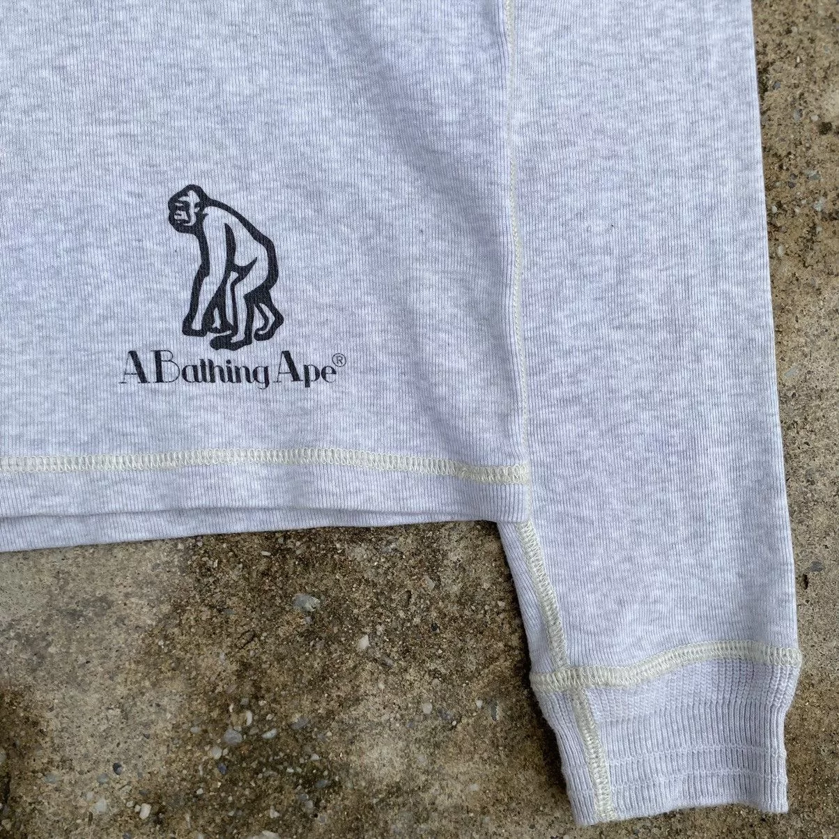 Bape Long Sleeve T Shirts Bape Women Longsleeve Gray