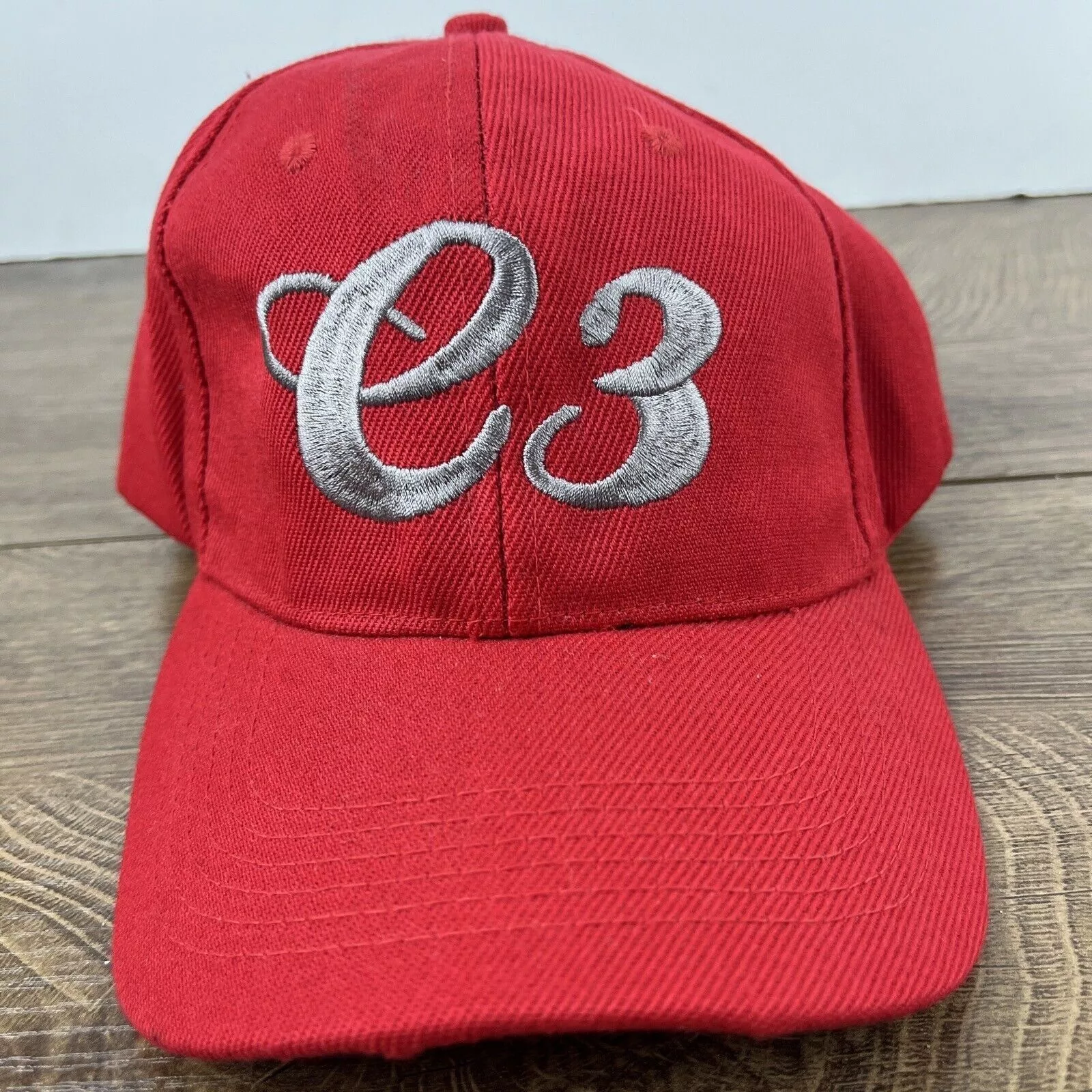 Other Hats Other E3 Hat e3 Hat Red Adjustable Hat Adult Size Hat Red Cap