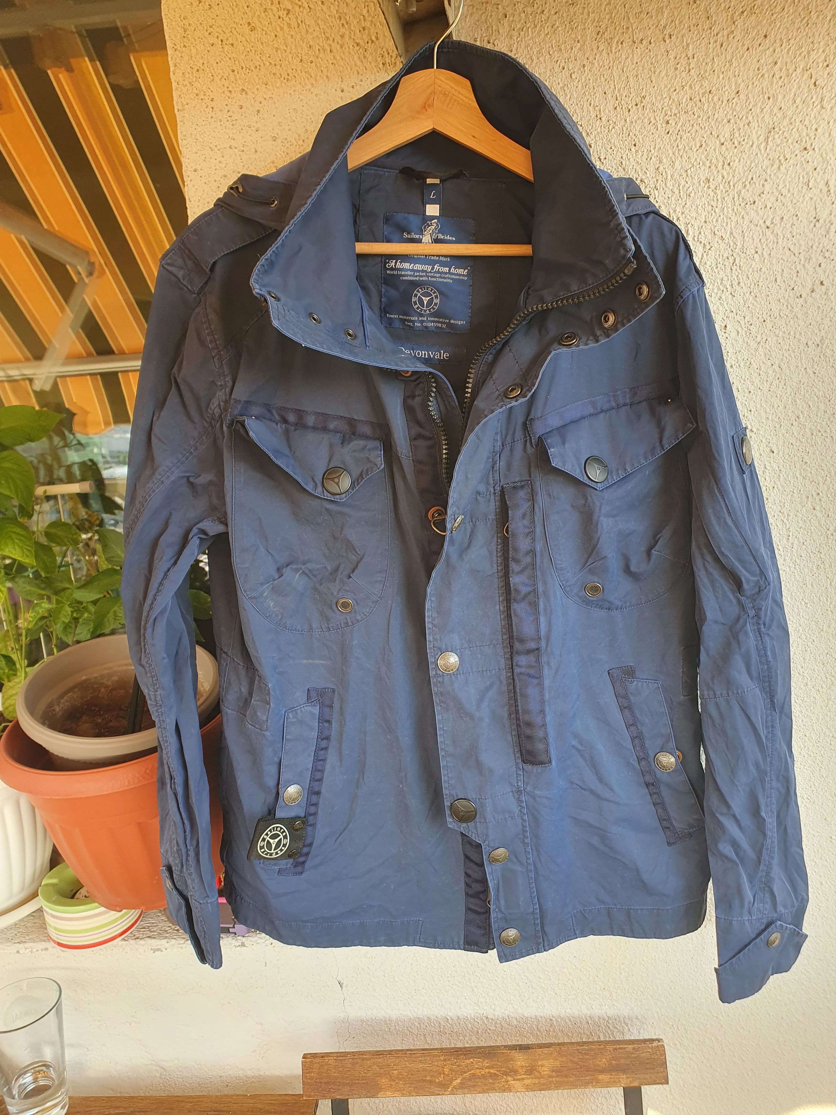 Other Light Jackets Other Sailors & Brides Devonvale Windbreaker Navy jacket sz L Blue Sportswear