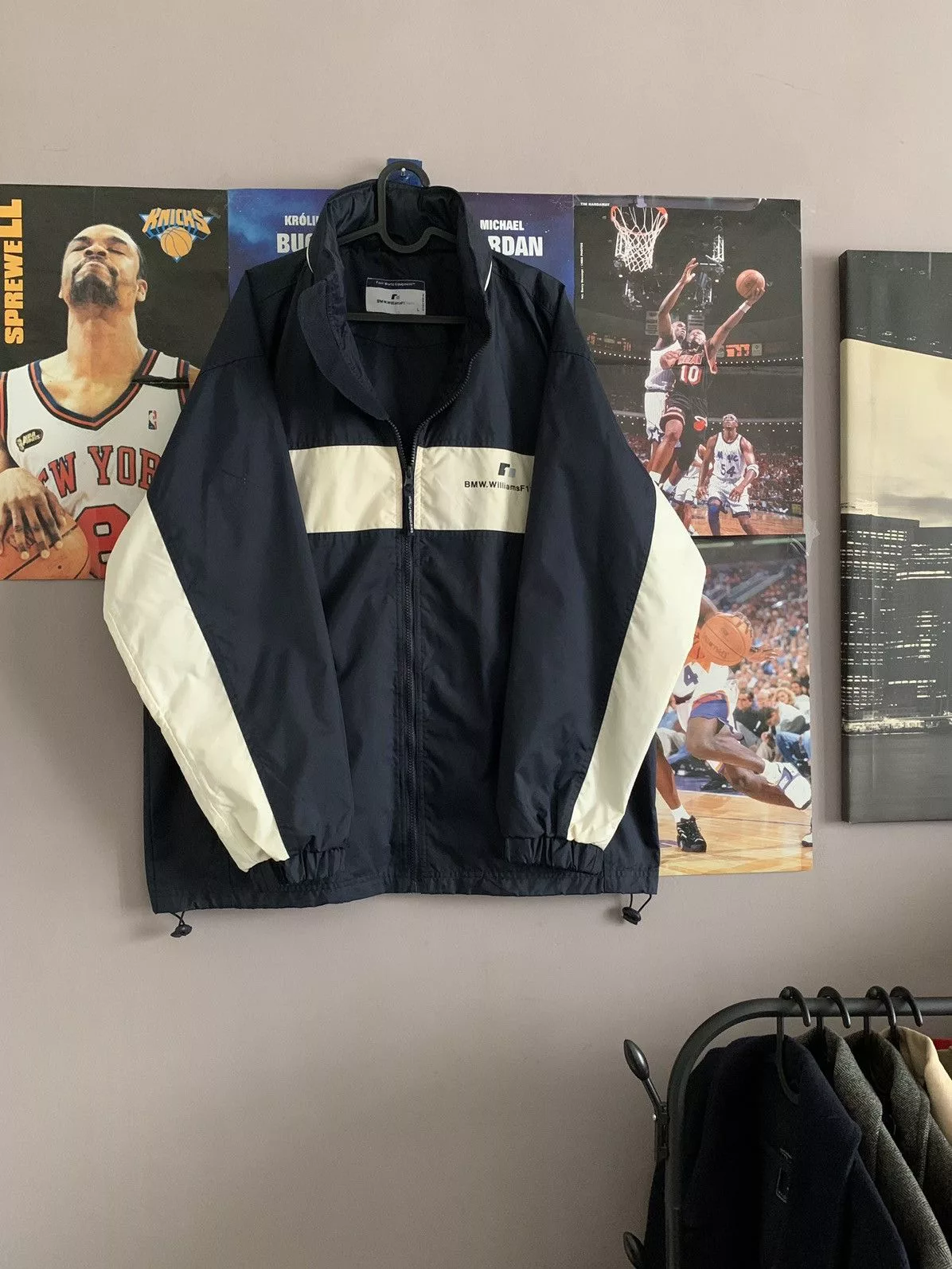 BMW Light Jackets BMW × Vintage 2002 Vintage BMW Williams F1 Team Light Jacket Blue