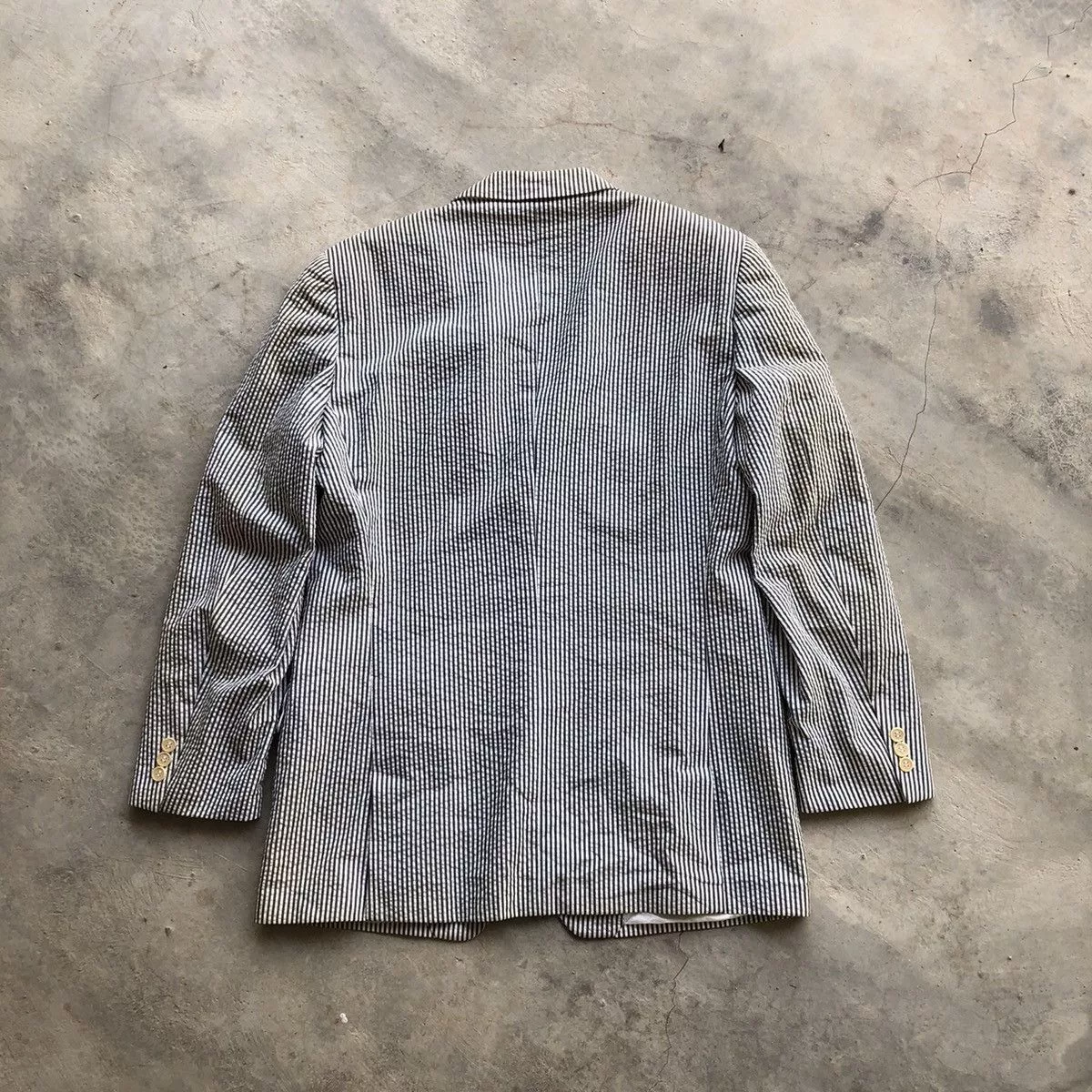 Gucci Blazers GUCCI Black White Stripe Blazer Coat
