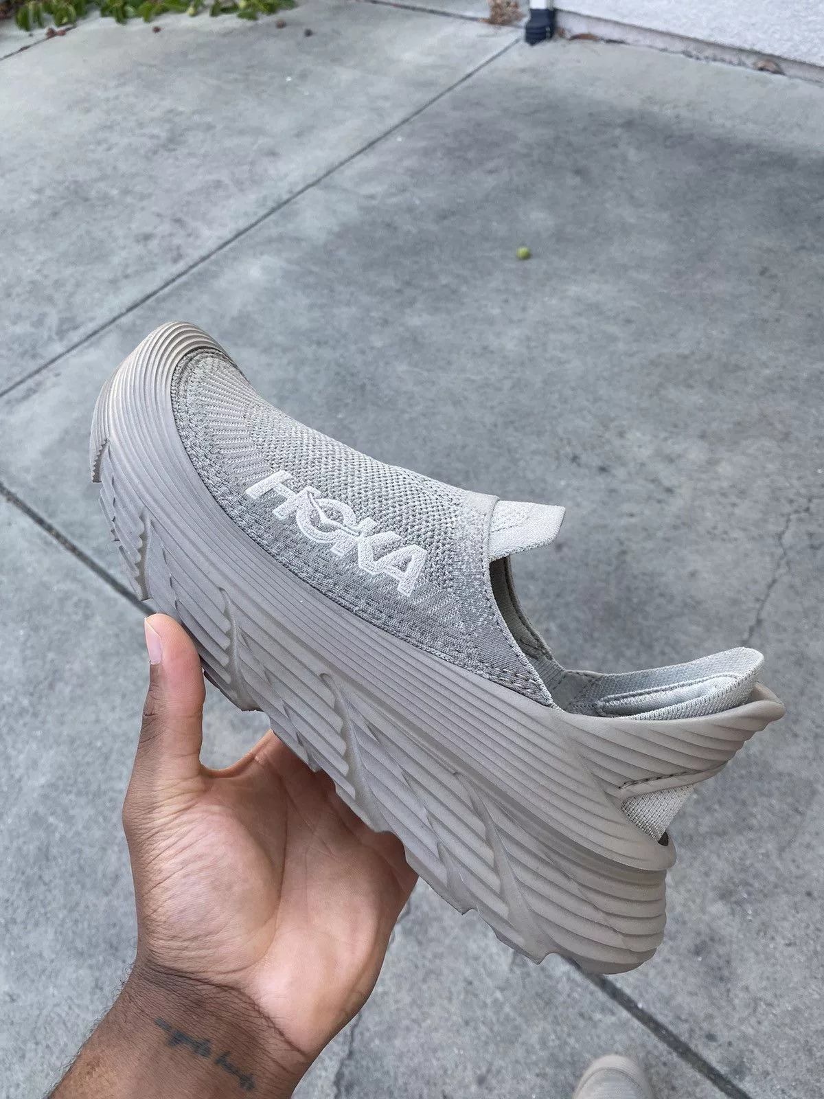 Hoka Low Top Sneakers Hoka Restore TC Beige