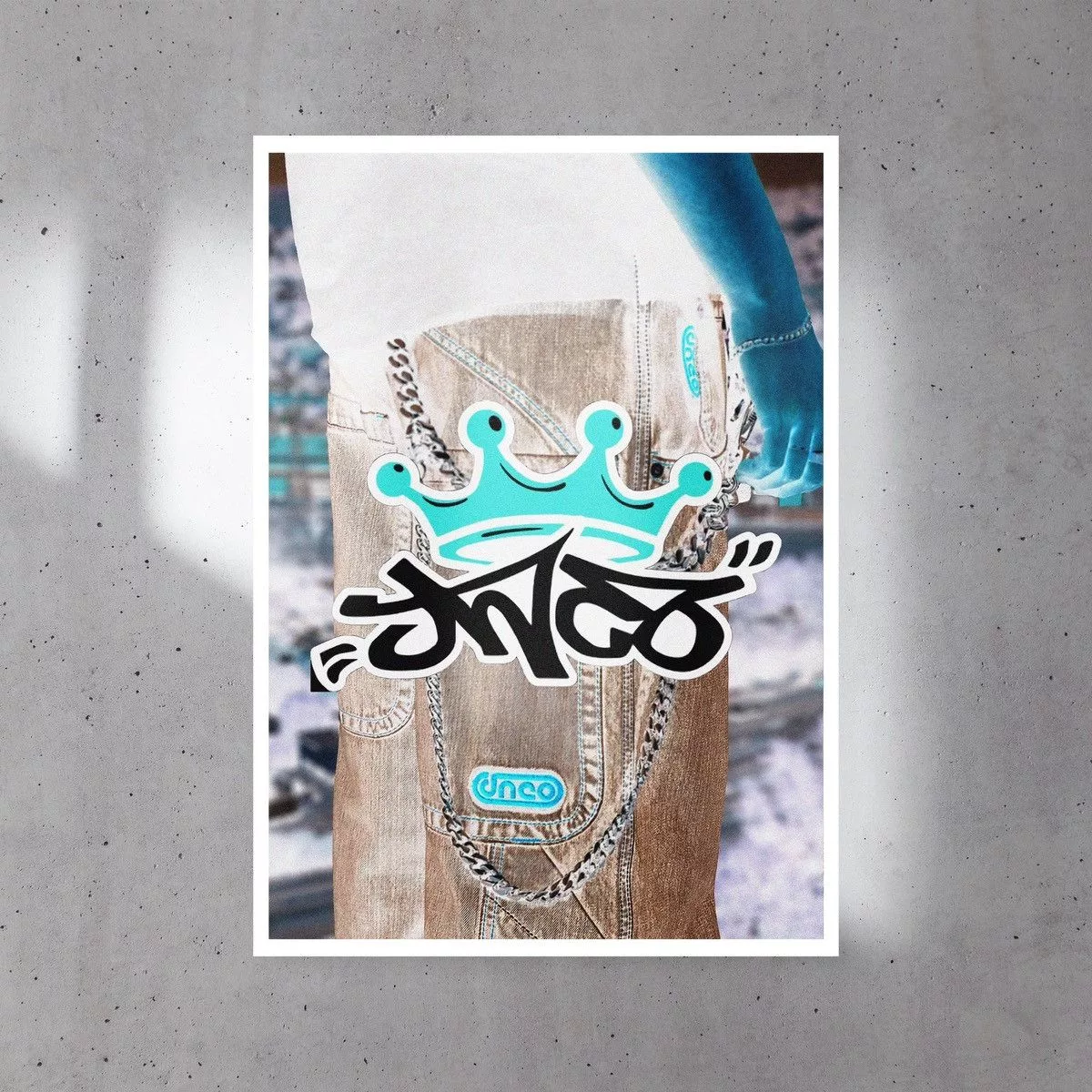 Other Miscellaneous Other 90s Style JNCO Jeans Poster Blue
