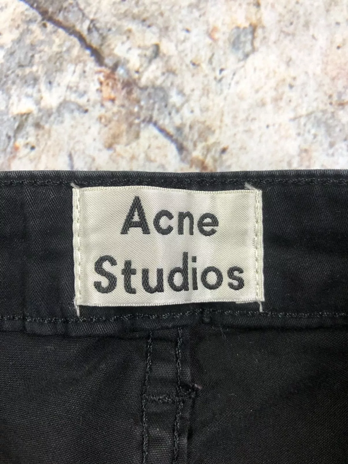 Acne Studios Denim Acne studios black denim pants