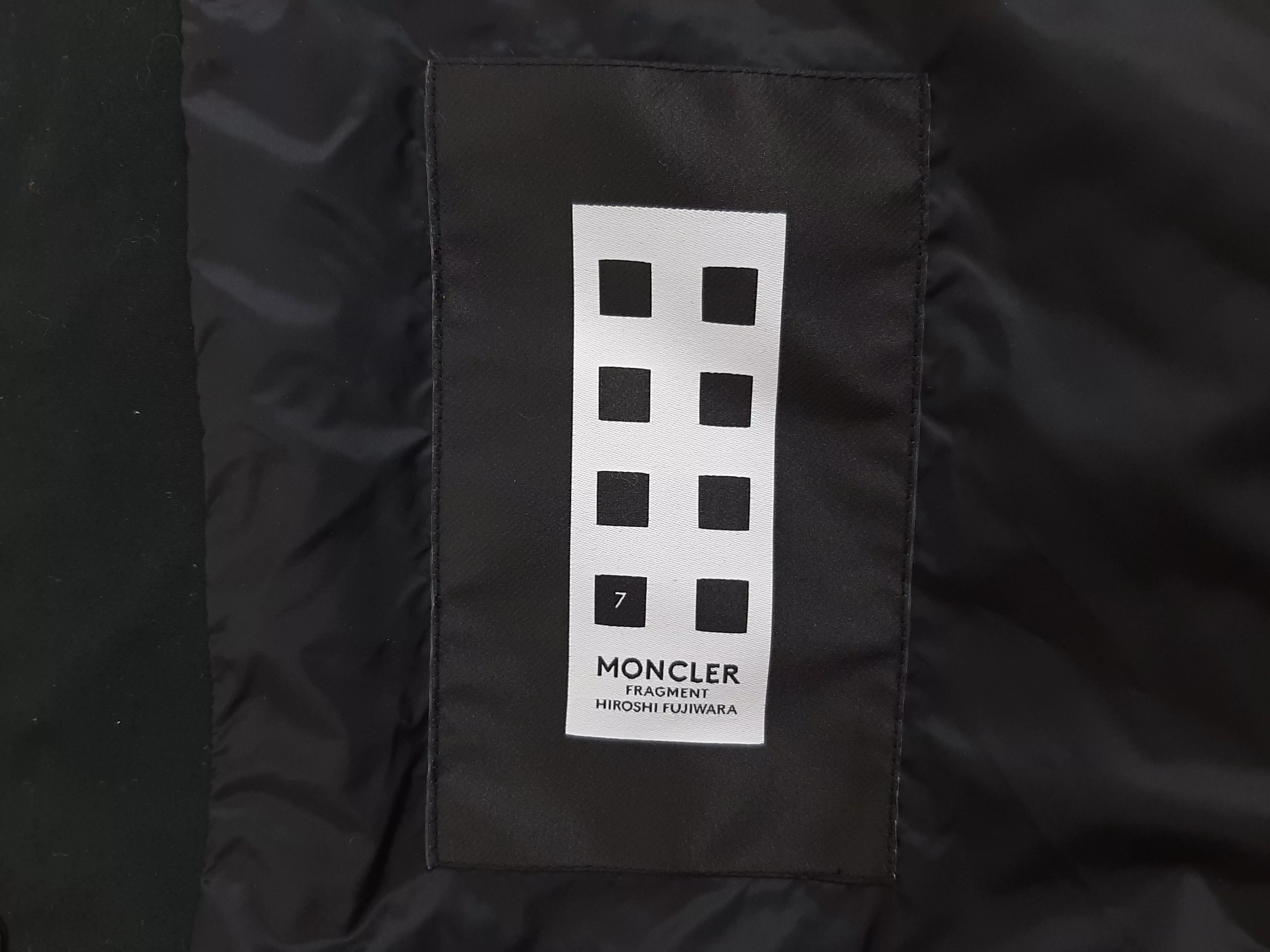 Fragment Design Light Jackets Fragment Design × Moncler Moncler x Fragment Bomber Varsity Jacket Men's Size 3 Gray