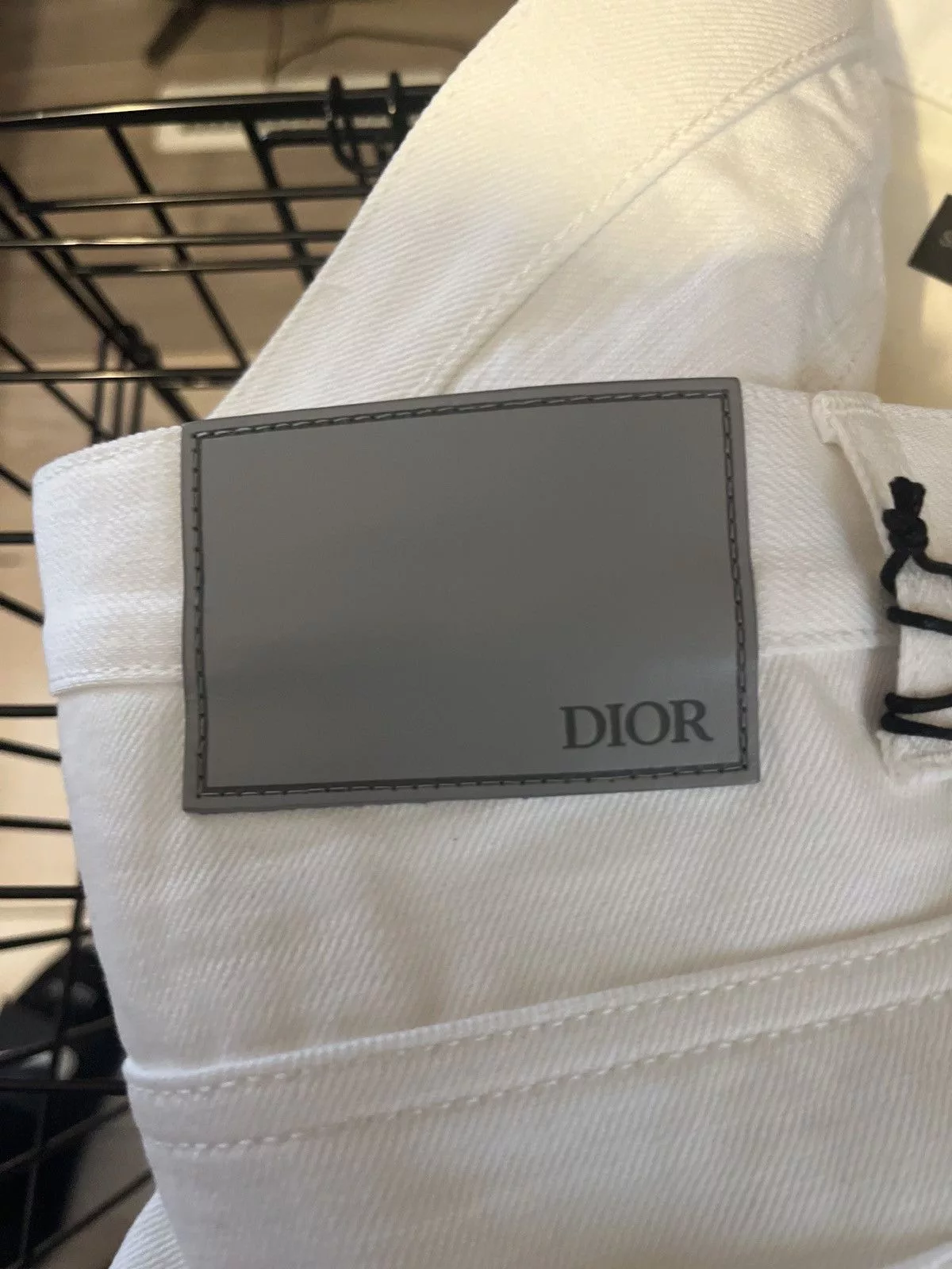 Dior Denim Dior x Kenny Scharf jeans White