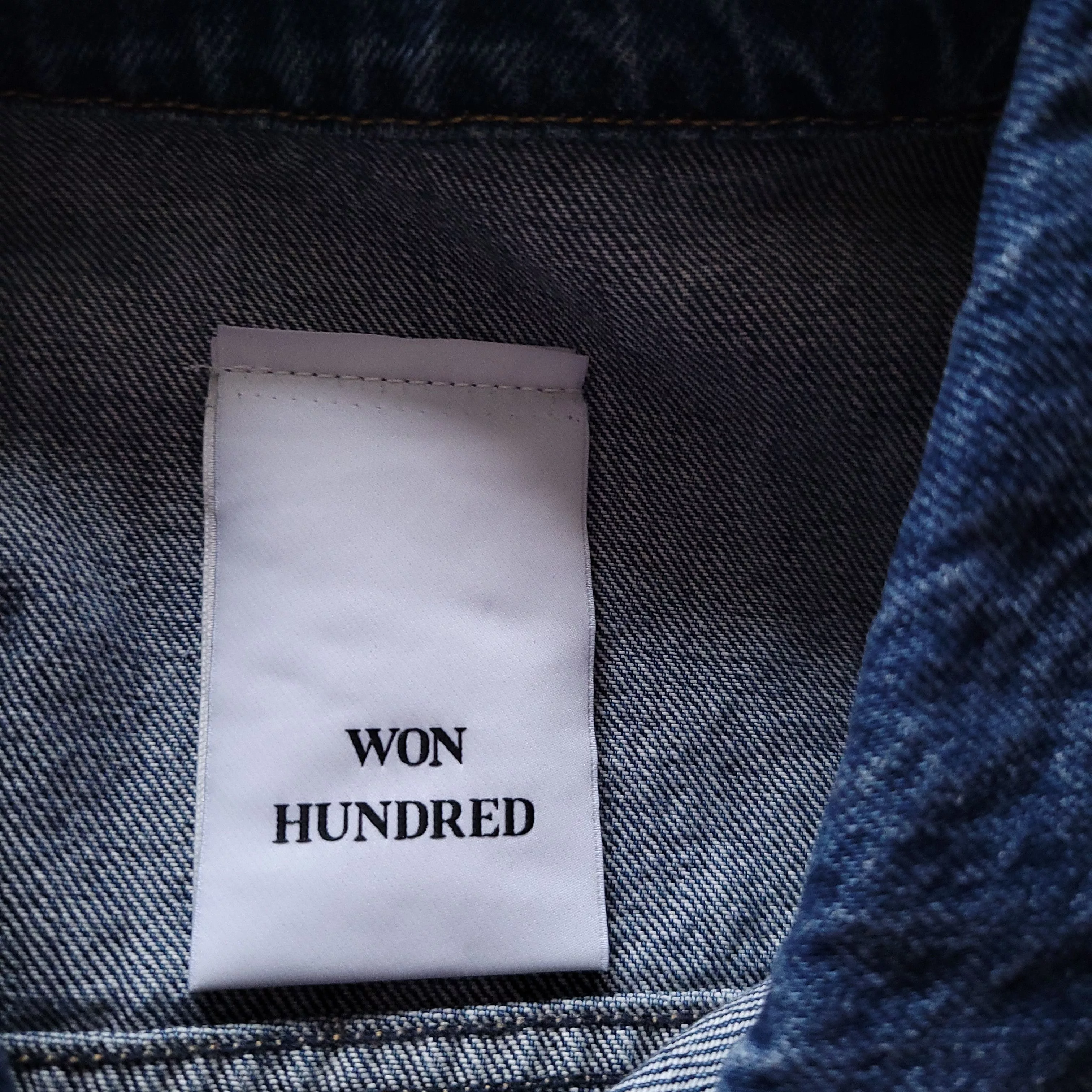 Designer Denim Jackets Designer × Won Hundred Won Hundreds denim jacket M Blue