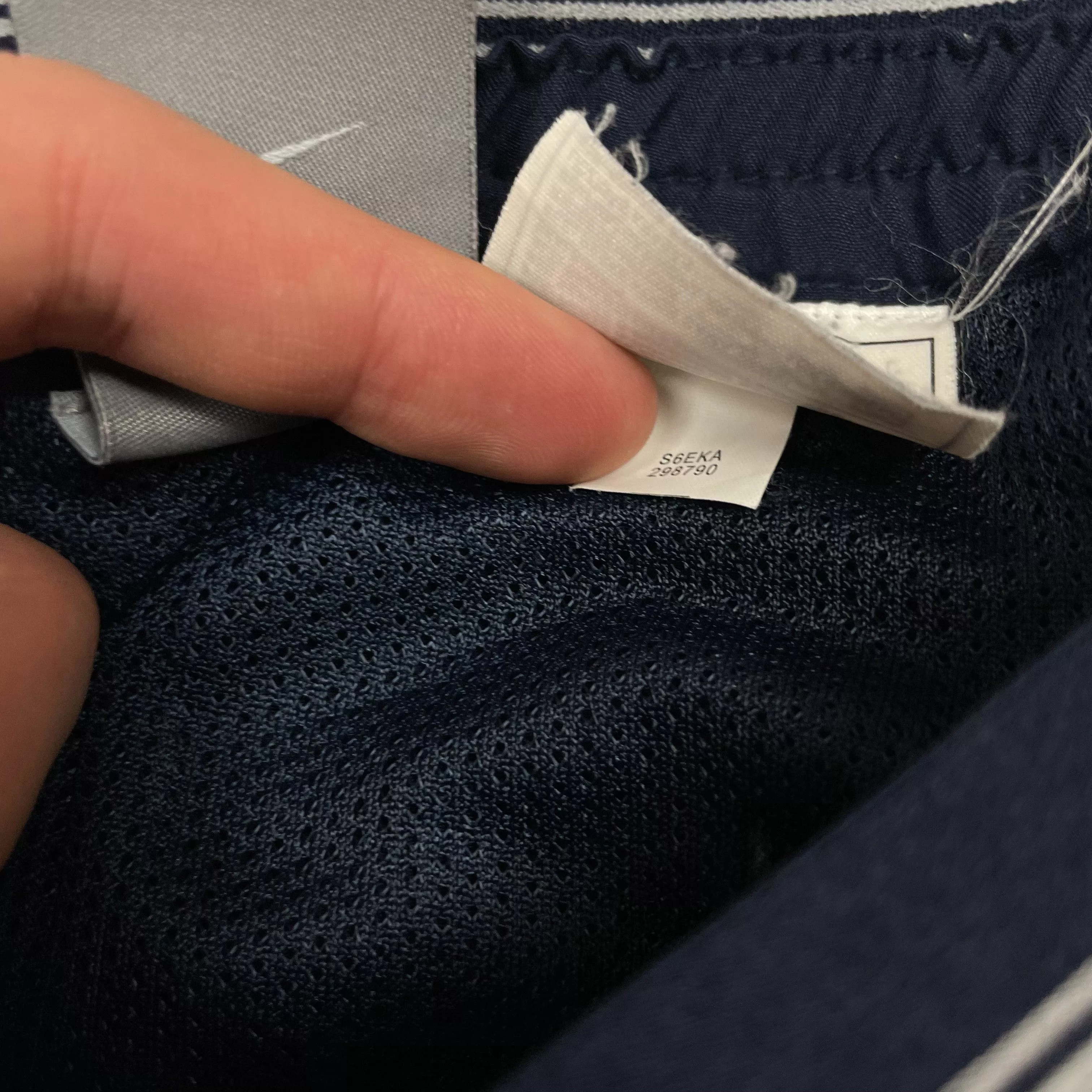 Nike Sweatpants Joggers Nike × Vintage Nike Mens Blue Mesh Lined Drawstring High-Rise Track Pants M