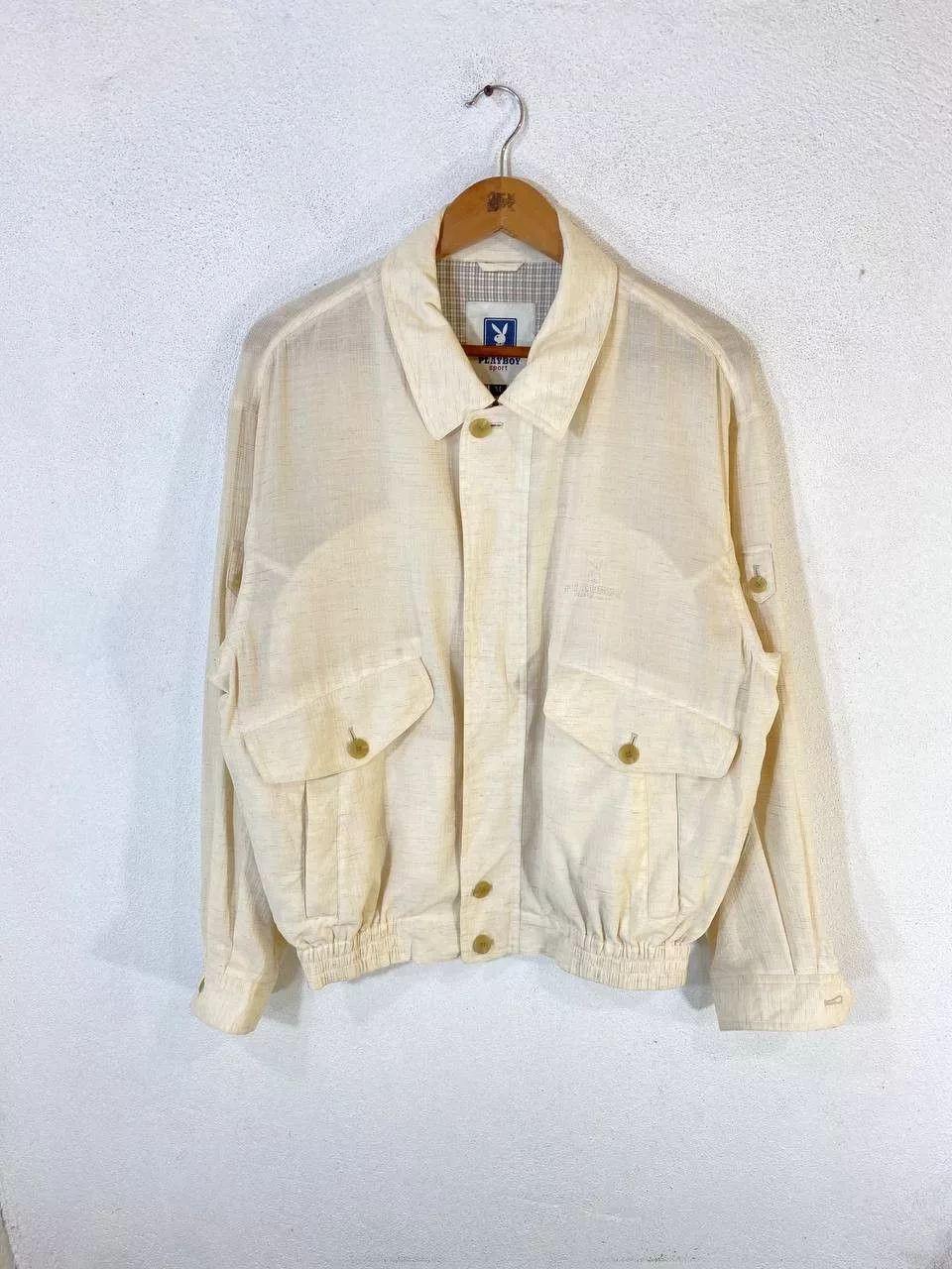 Playboy Light Jackets playboy sports light jacket nice design White Avant-Garde