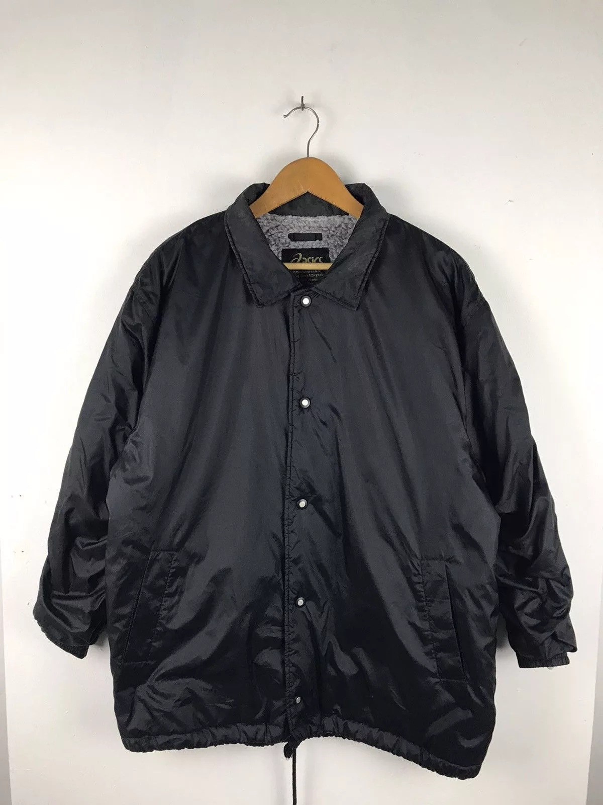 Asics Light Jackets Asics × Japanese Brand × Vintage Vintage Asics Coach Jacket Black
