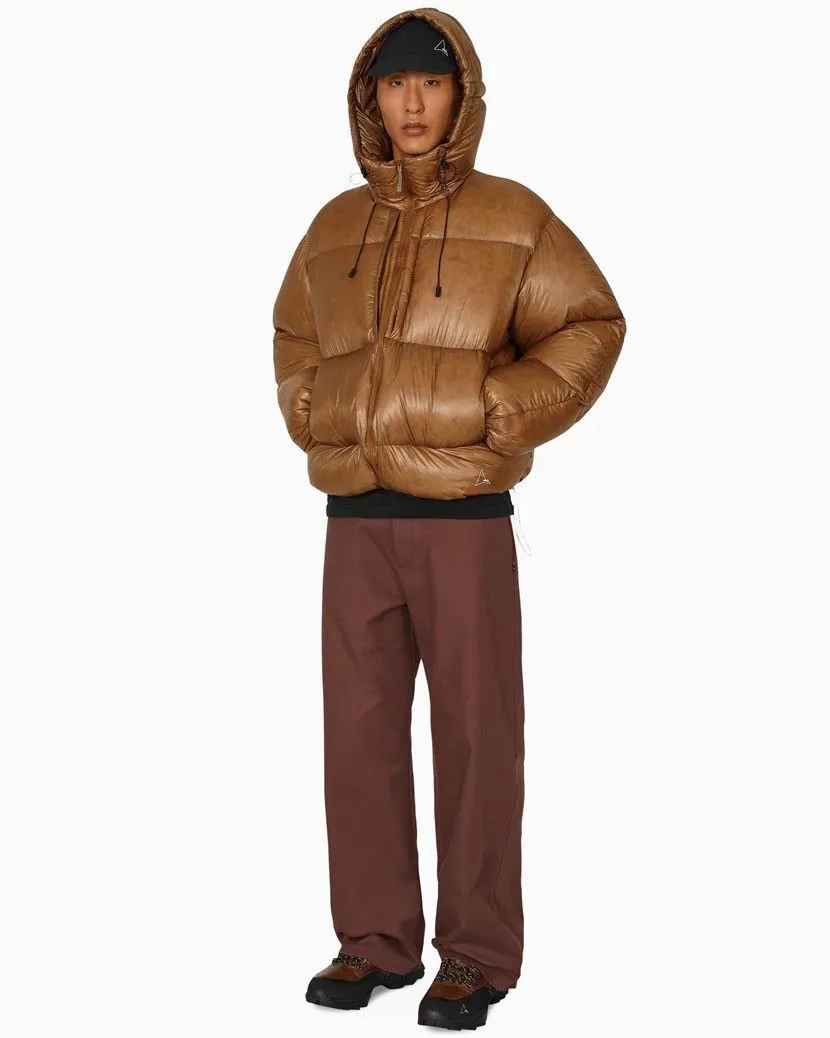 ROA Heavy Coats ROA Hiking Down Puffer Jacket Brown