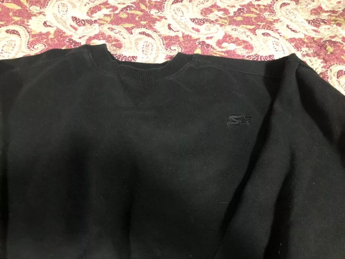 Starter Sweatshirts Hoodies Starter Black Sweatshirt (vintage)