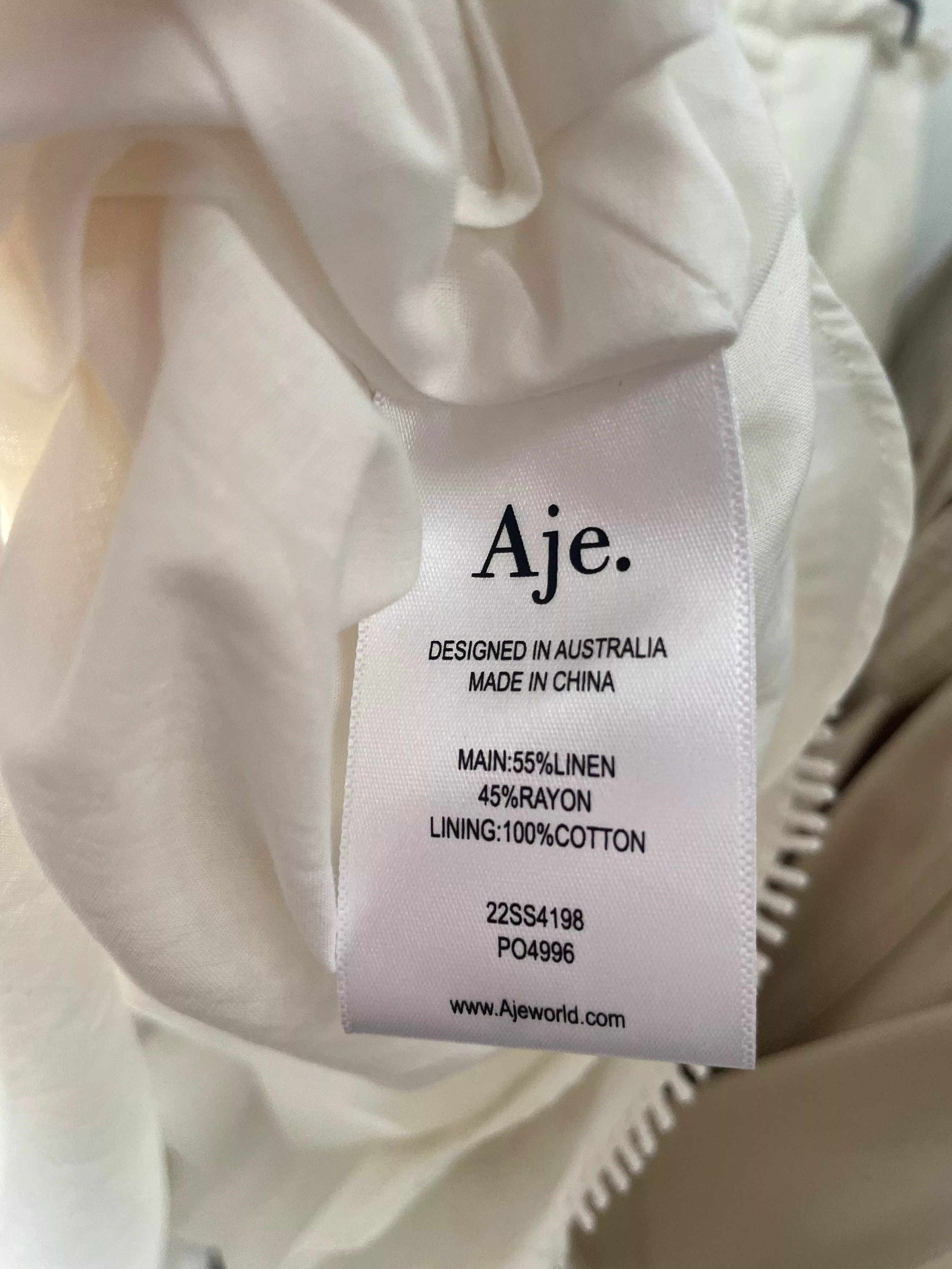 Aje Mini Skirts Aje White Skirt