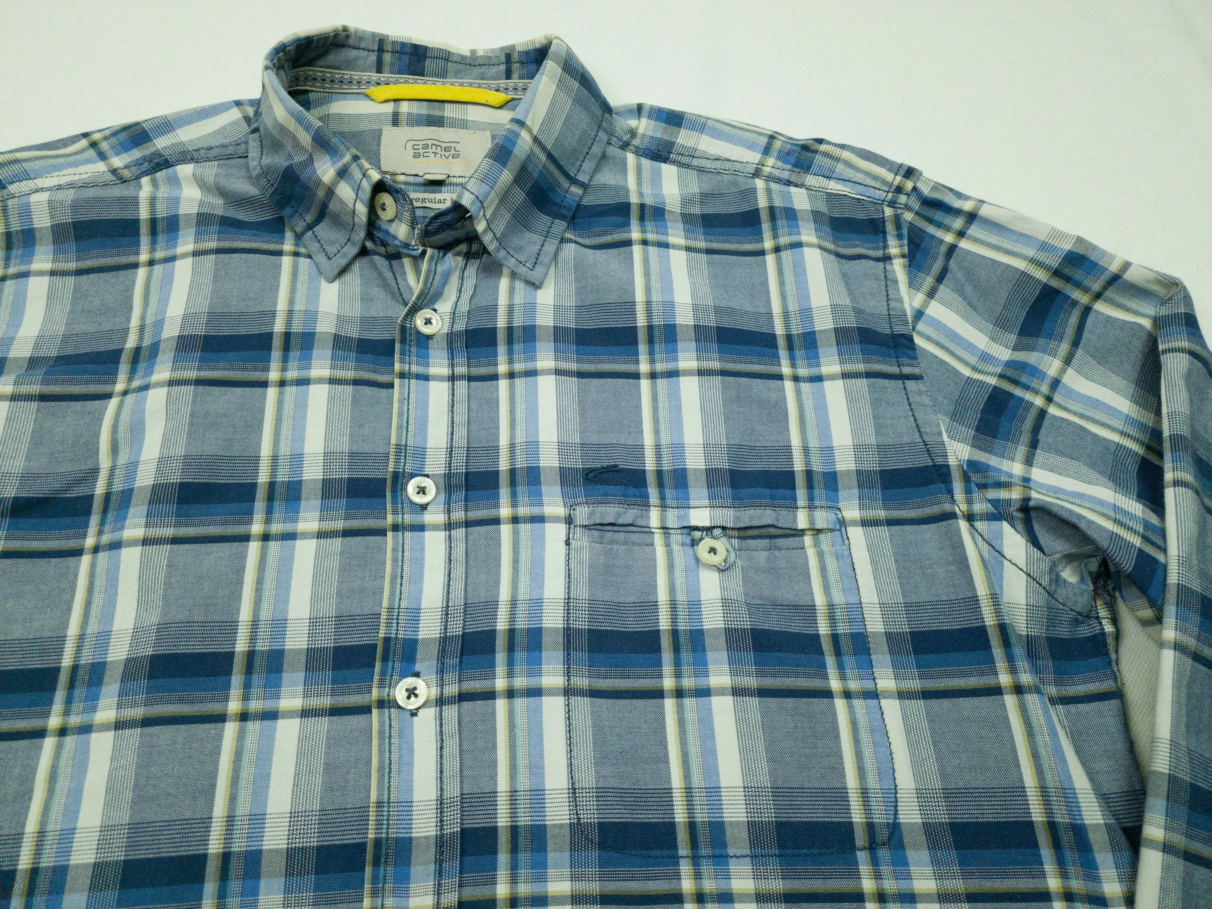 camel active Shirts Button Ups CAMEL ACTIVE SHIRT LONG SLEEVE COTTON SIZE M Multi