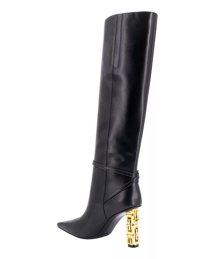Givenchy Boots Givenchy o1srvl11e0624 G Cube Knee Boots in Black