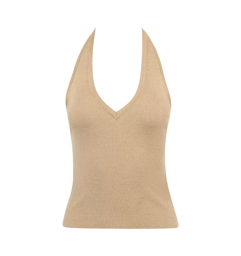 Nili Lotan Sweaters Nili Lotan o1h1sh10624 Sweater in Camel Brown