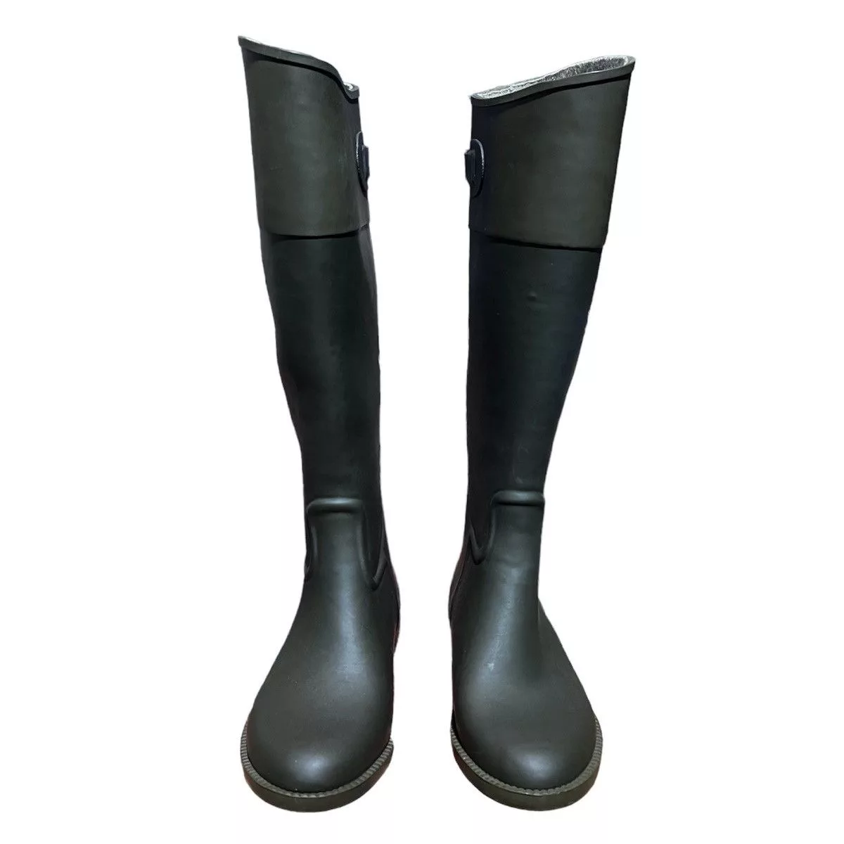 Designer Boots Designer × Margaret Howell MARGARET HOWELL MHL LONG RUBBER BOOT Green Luxury