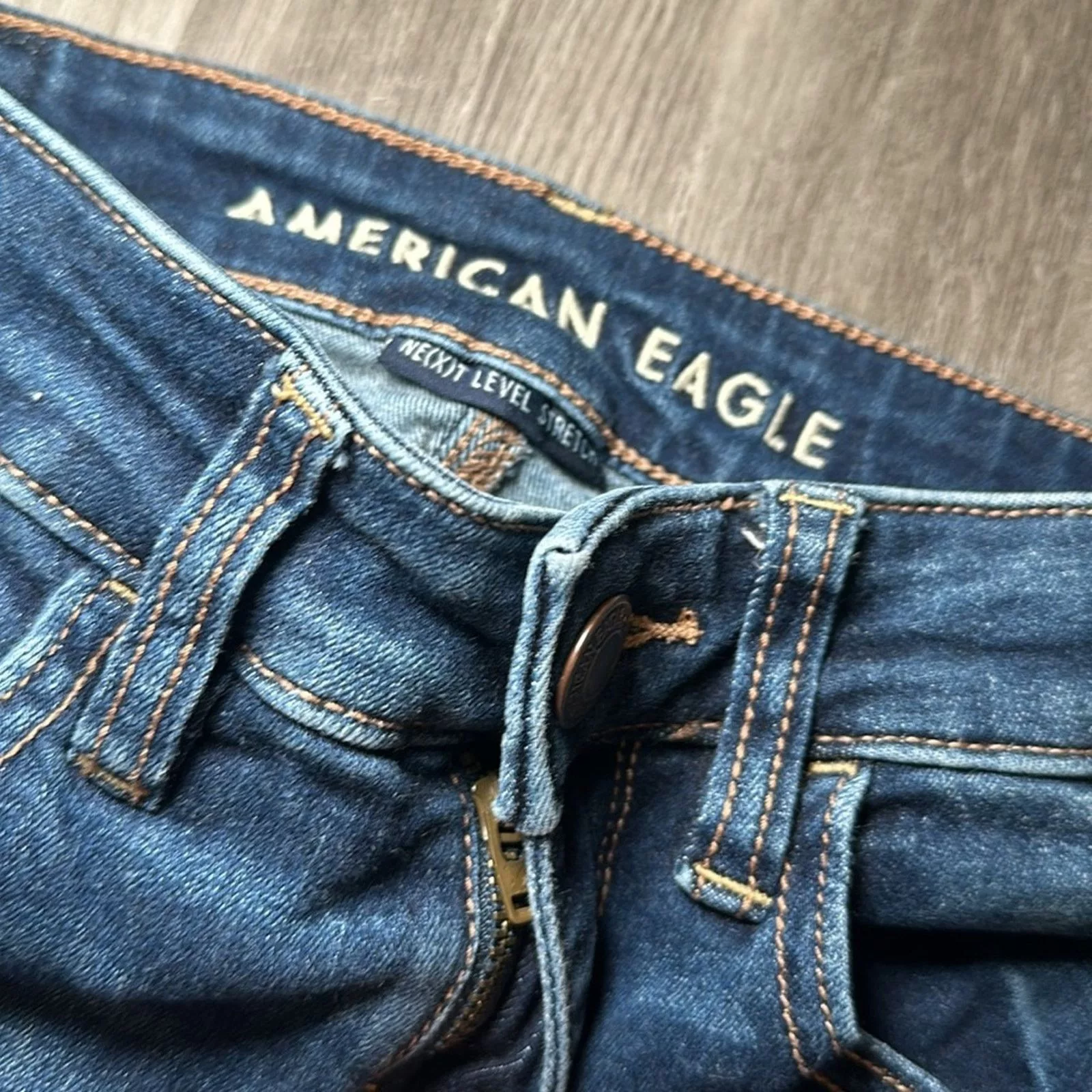 American Eagle Outfitters Jeans American Eagle Outfitters American Eagle Next Level Stretch Distressed Jeggings - 00S Blue