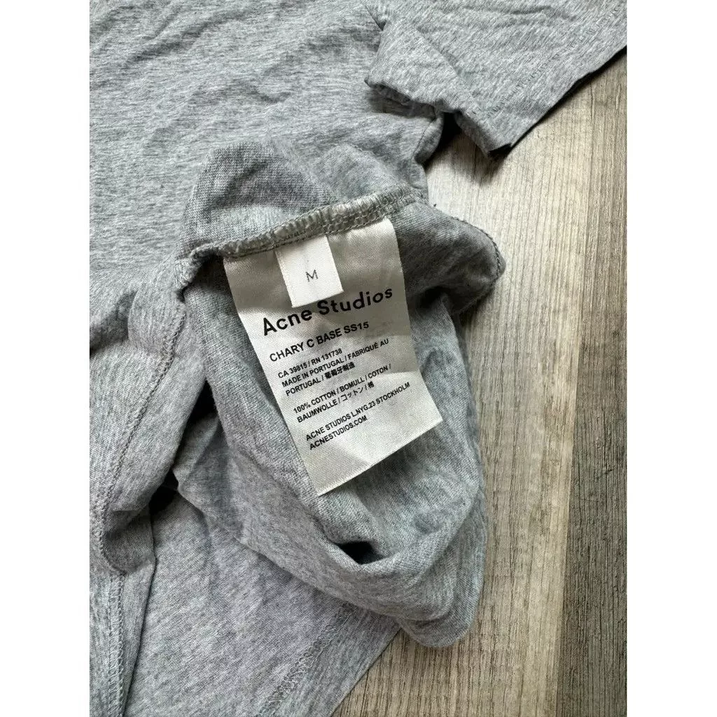 Acne Studios Short Sleeve T Shirts Acne Studios Acne tshirt Size: M Gray