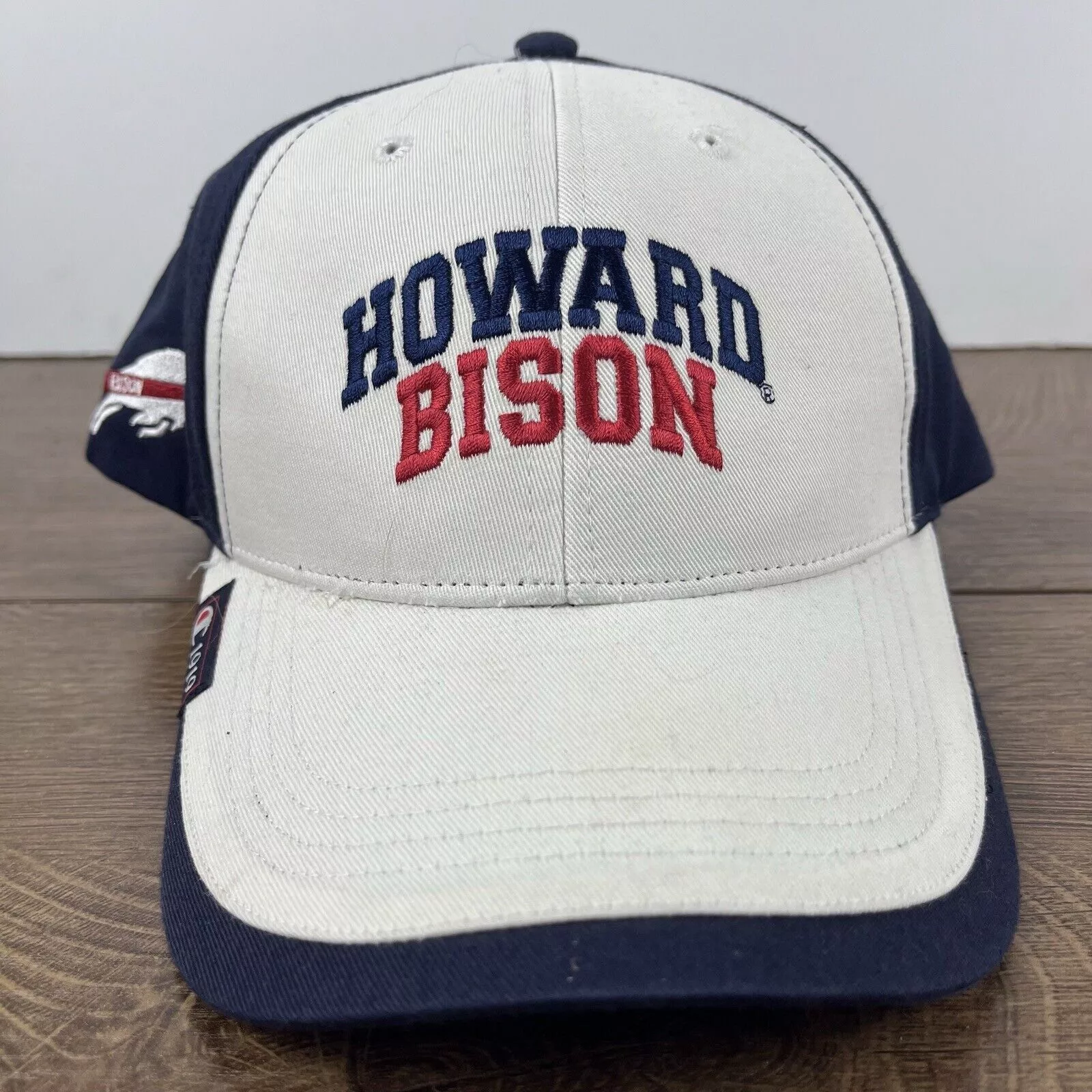 Champion Hats Champion Howard Bison Hat Bison Howard Hat White Adjustable Hat White