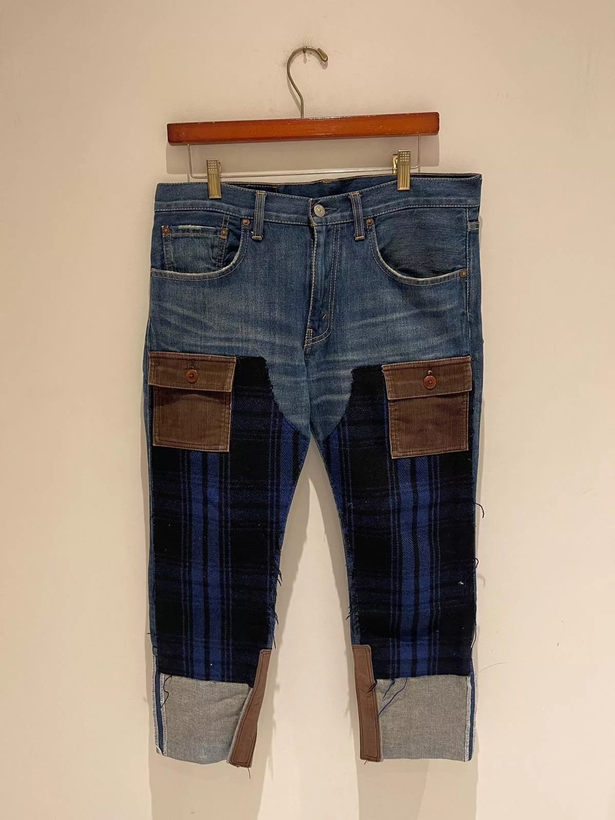 Junya Watanabe Denim Trousers Blue