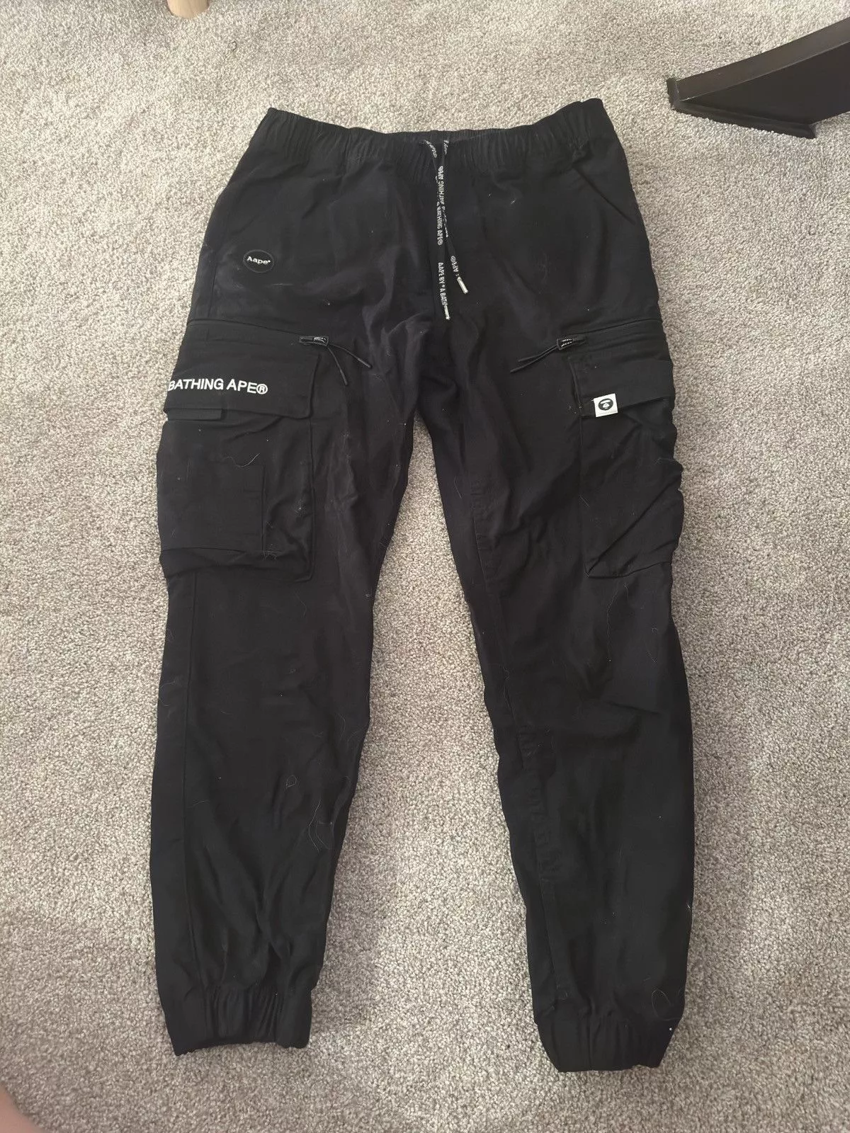 Aape Sweatpants Joggers Aape Cargo Pants Black