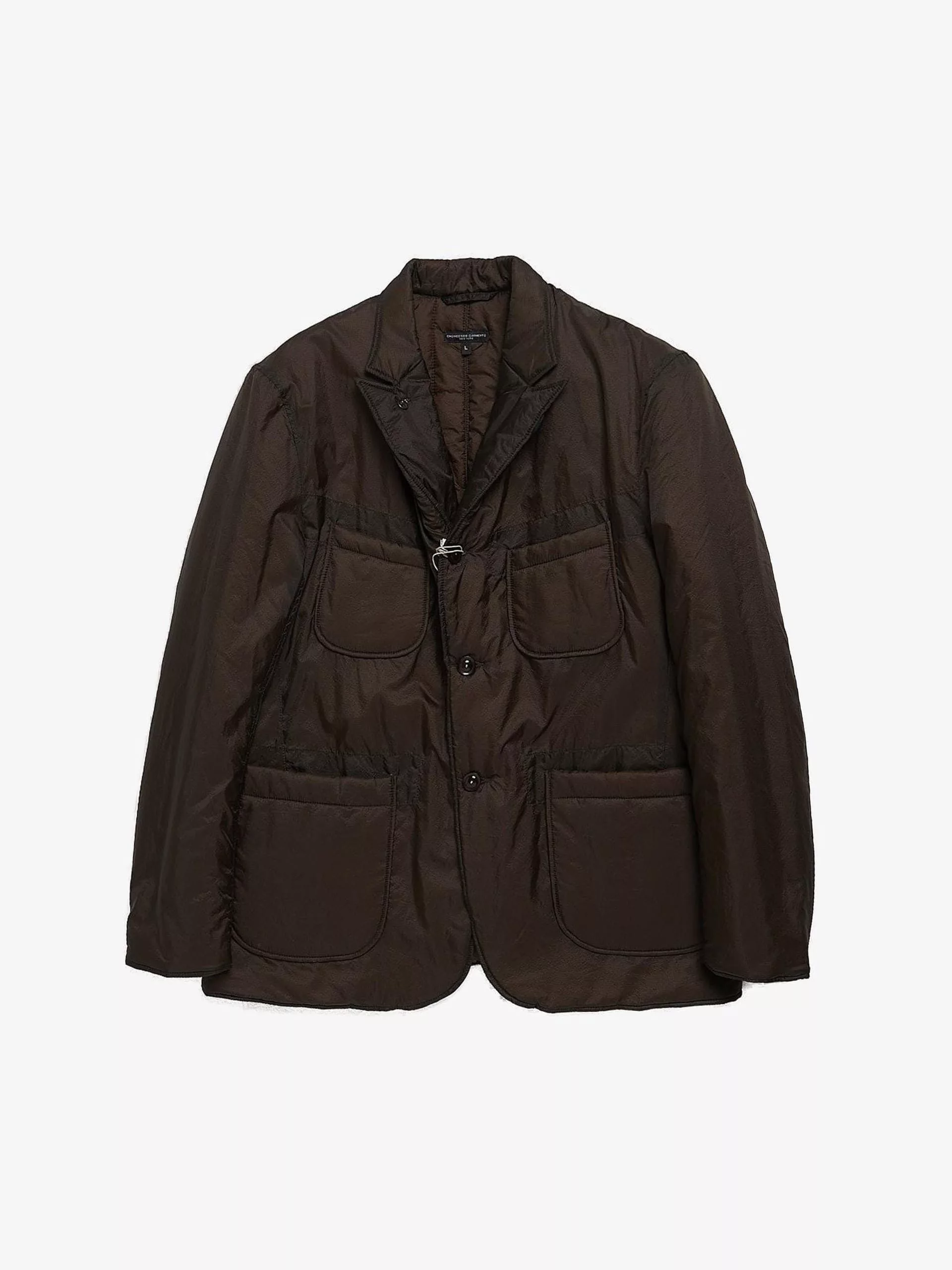 Engineered Garments Parkas Engineered Garments Brown Primaloft Nylon Downjacket