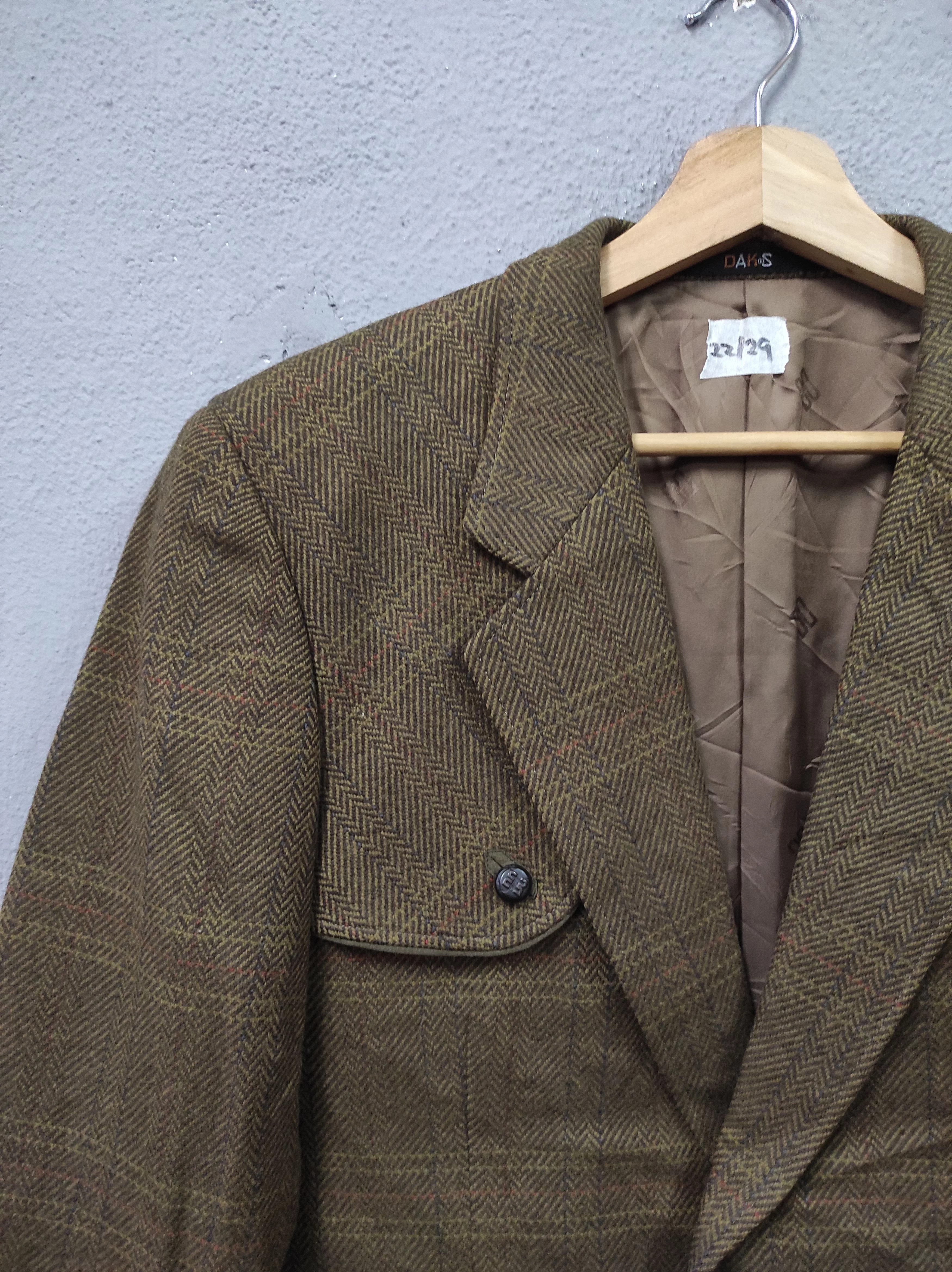 DAKS Blazers DAKS PLAID BLAZER JACKET Multi