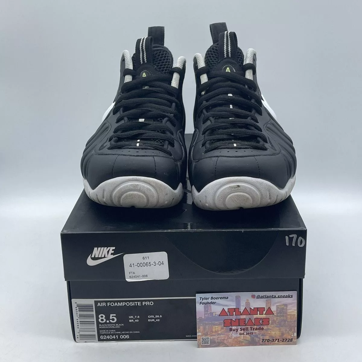 Nike Hi Top Sneakers Nike Air foamposite dr doom Black