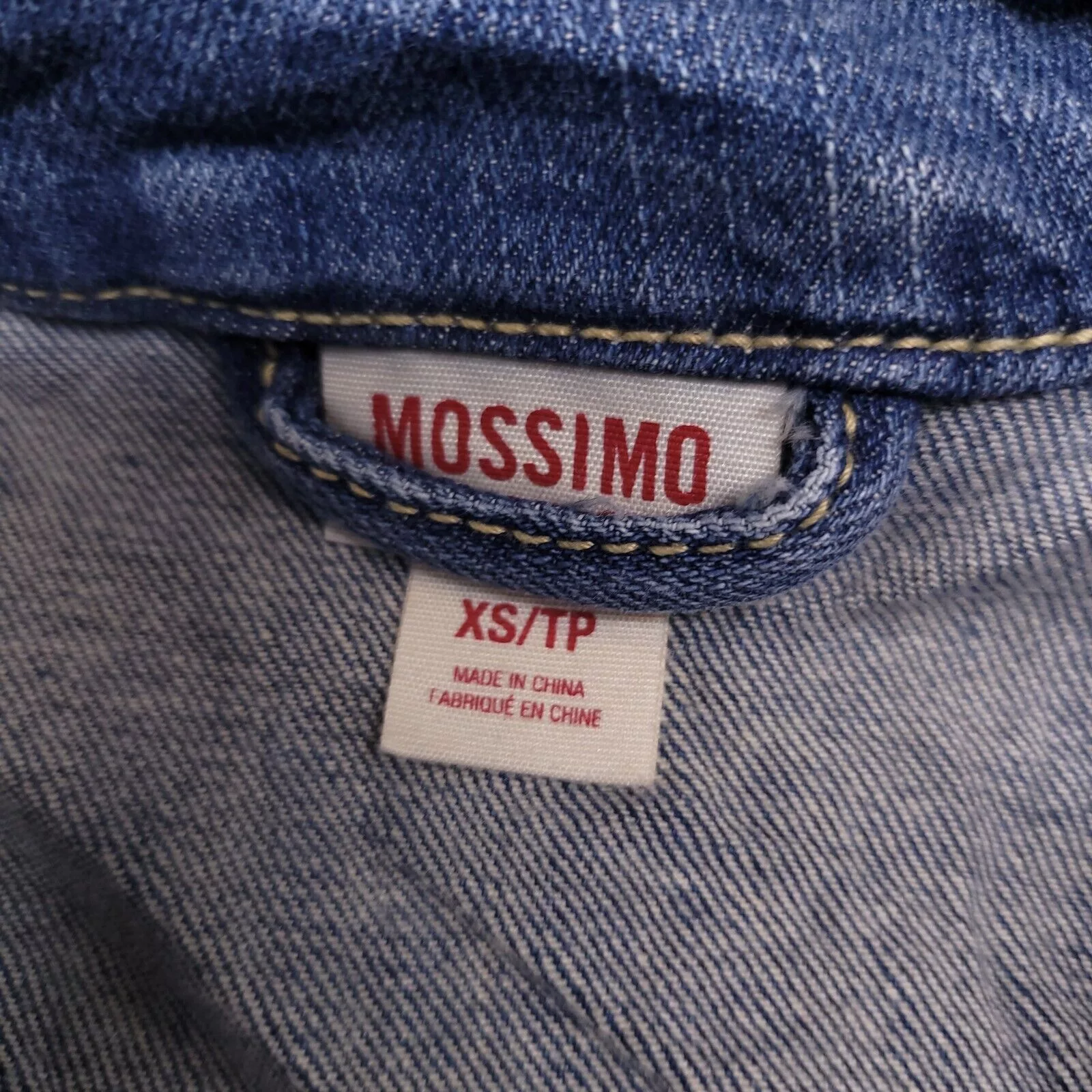 Mossimo Jackets Mossimo Casual Button Denim Jean Jacket Womens Size XS Blue