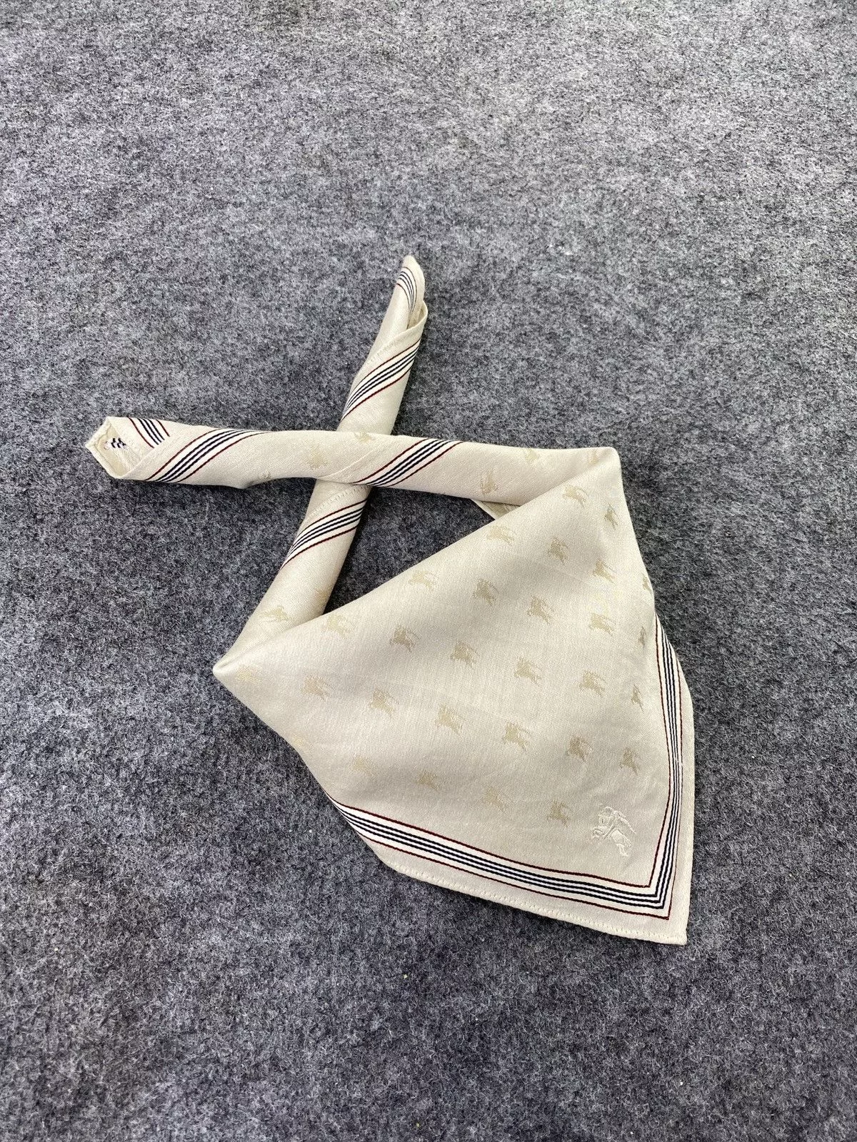 Burberry Ties Pocketsquares Burberry × Vintage Burberry Handkerchief / Bandana / Neckerchief-B295 Multi