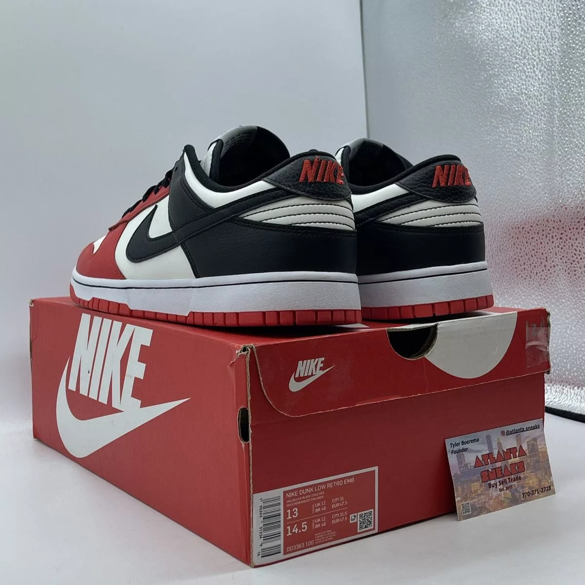 Nike Low Top Sneakers Nike NBA x Dunk low EMB 75th Anniversary - bulls White