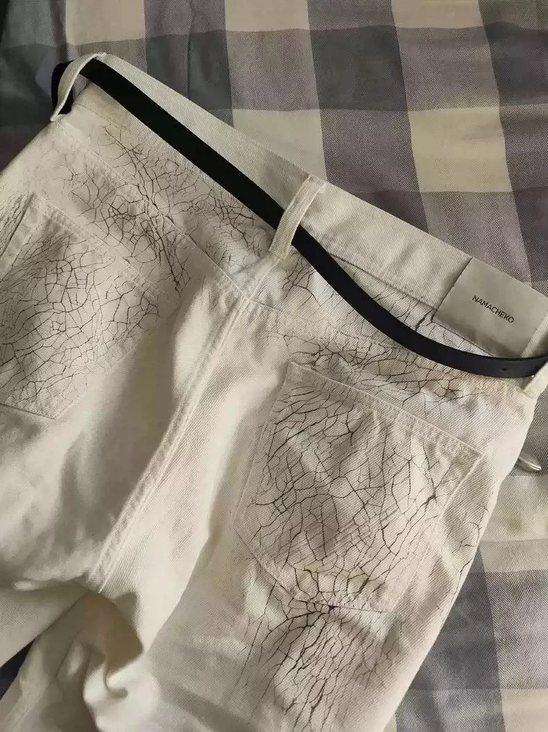 Namacheko Denim Namacheko trousers White