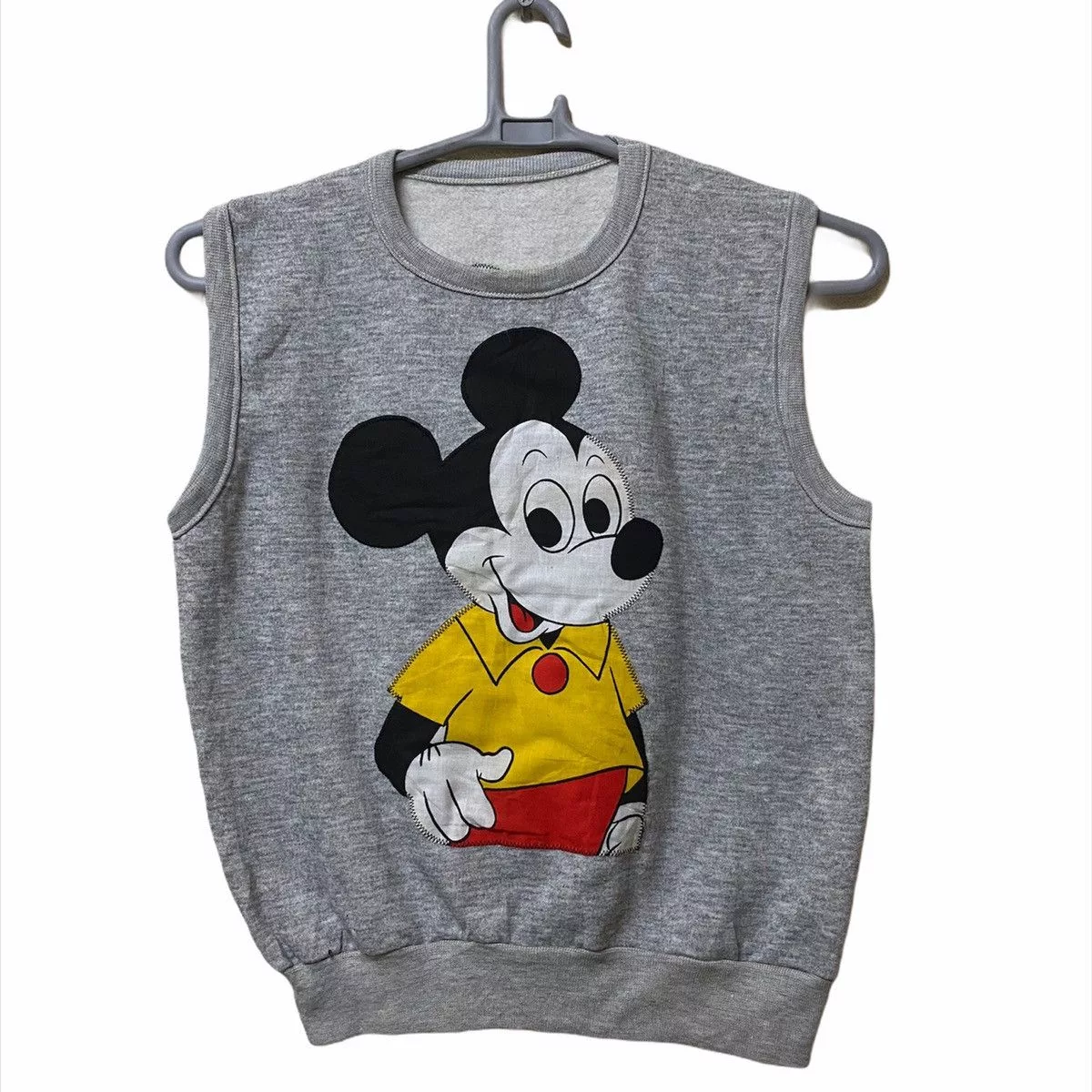 Disney Sweatshirts Hoodies Disney × Mickey Mouse × Vintage 60s vintage Mickey Mouse by Disneyland Cartoon Logo Gray